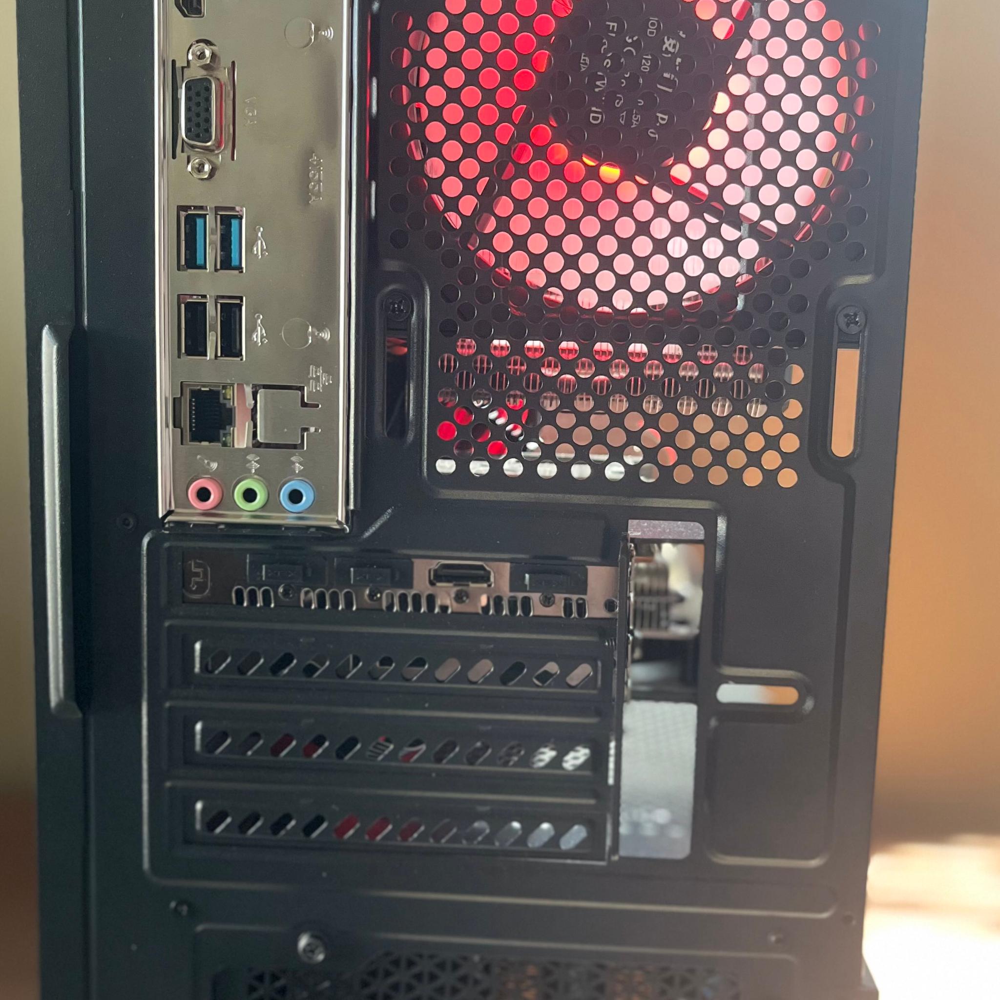 RX 6600 8GB | Ryzen 5 5600 | 16GB DDR4 | 1TB NVMe | 🔴⚫ Red & Black ⚫🔴 Great Value!