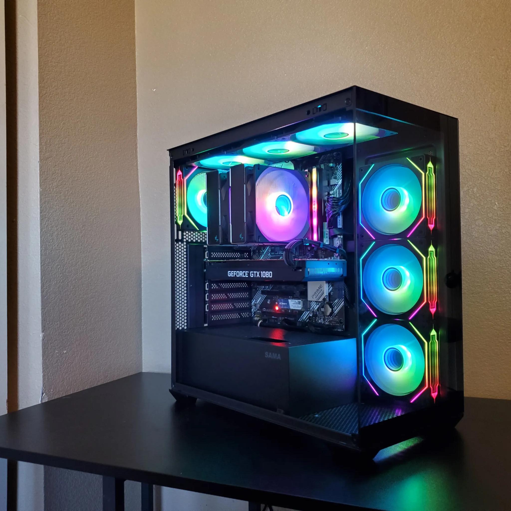 Gaming PC, Ryzen 5 3600 | GTX 1080 8GB| 16GB RAM | 1.5 TB Storage | WiFi/Bluetooth
