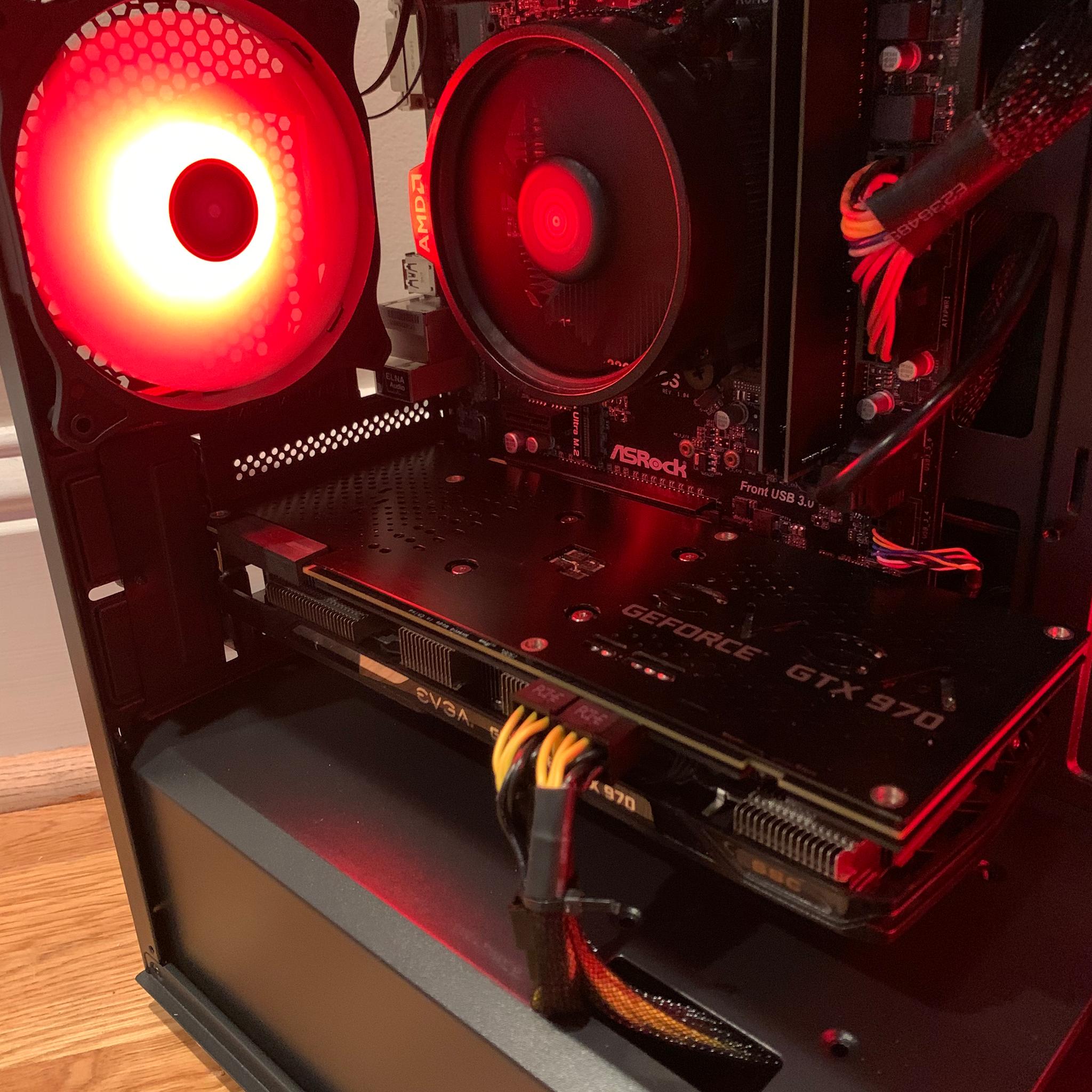 GTX 970 R5 1600 FORTNITE READY WHITE CUSTOM GAMING PC 16GB RAM 1TB SSD WINDOWS 10