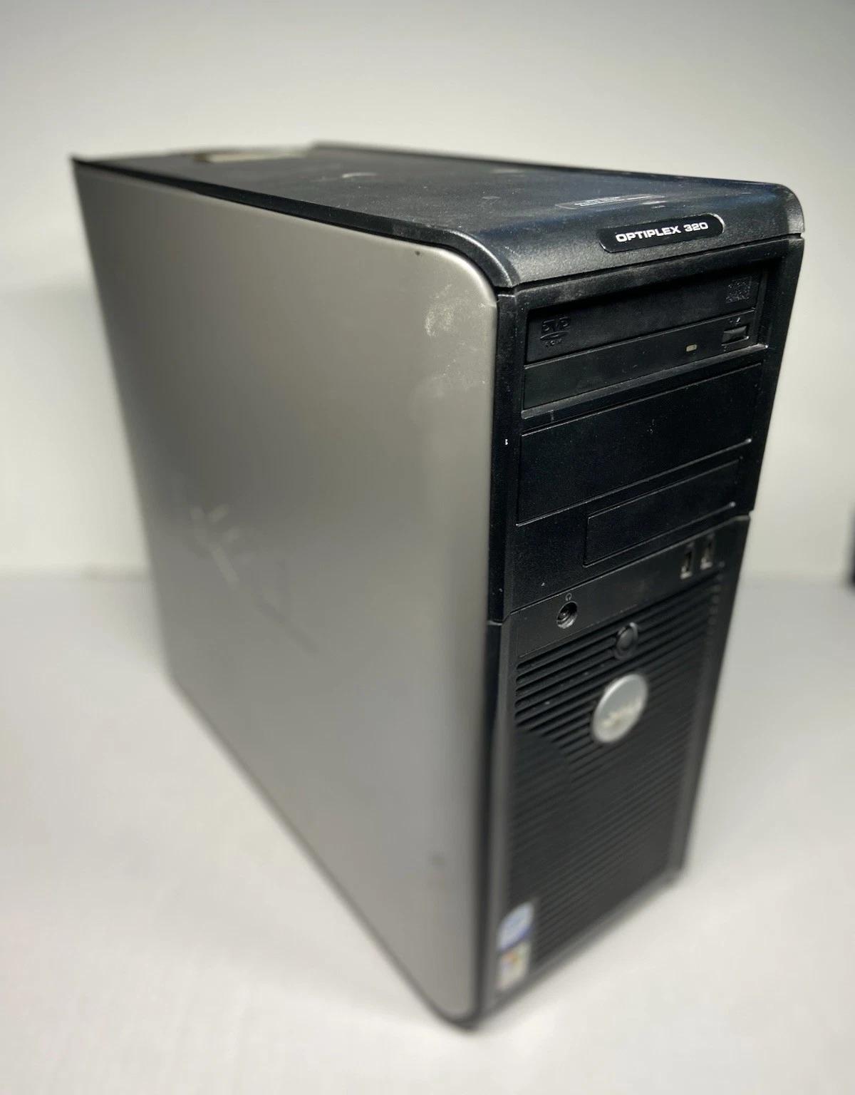 Dell OptiPlex 320 Tower 2GB Ram Pentium 4 DVD, USB 2.0 VGA Windows 7 Pro