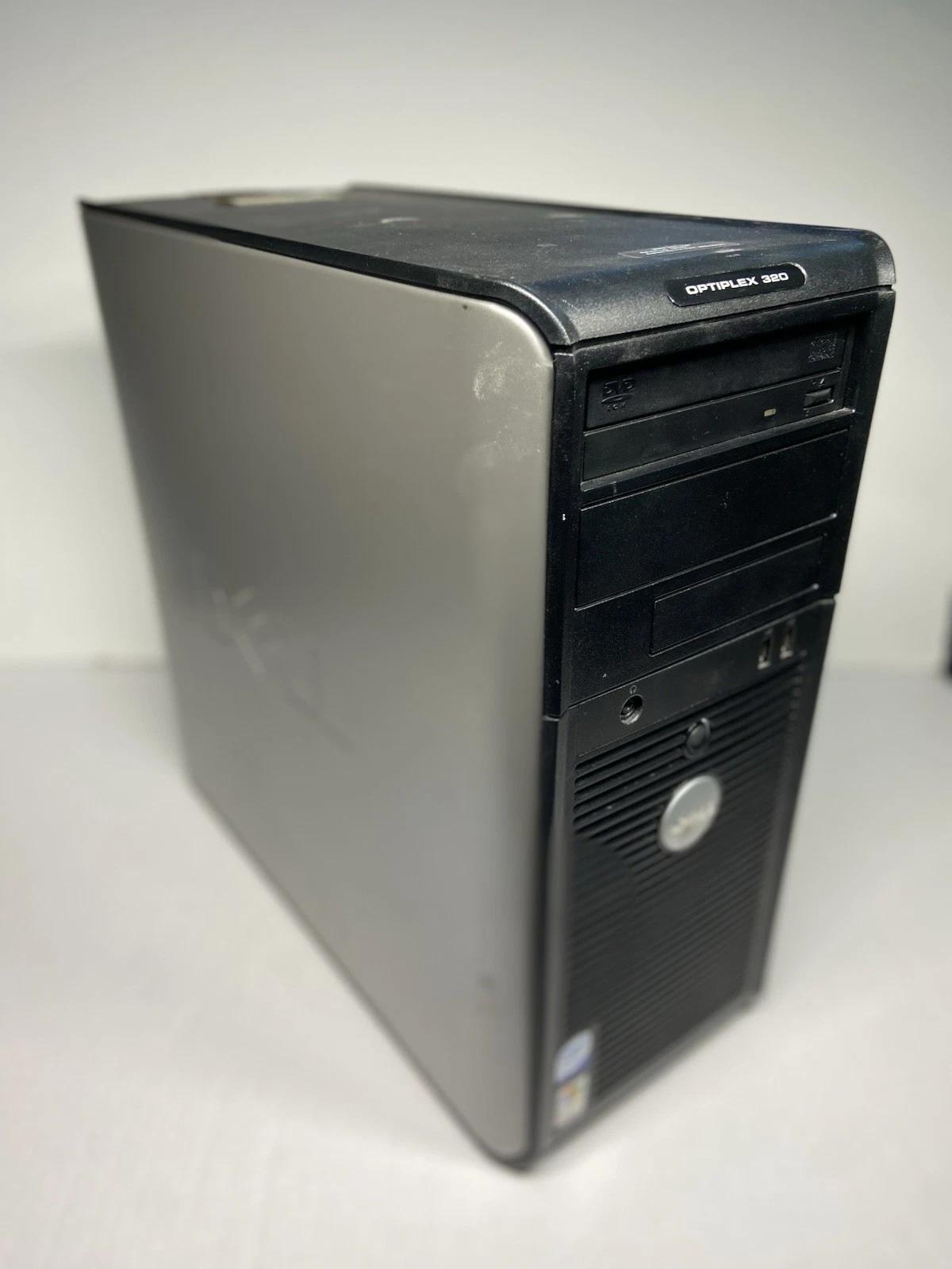 Dell OptiPlex 320 Tower 2GB Ram Pentium 4 DVD, USB 2.0 VGA Windows 7 Pro