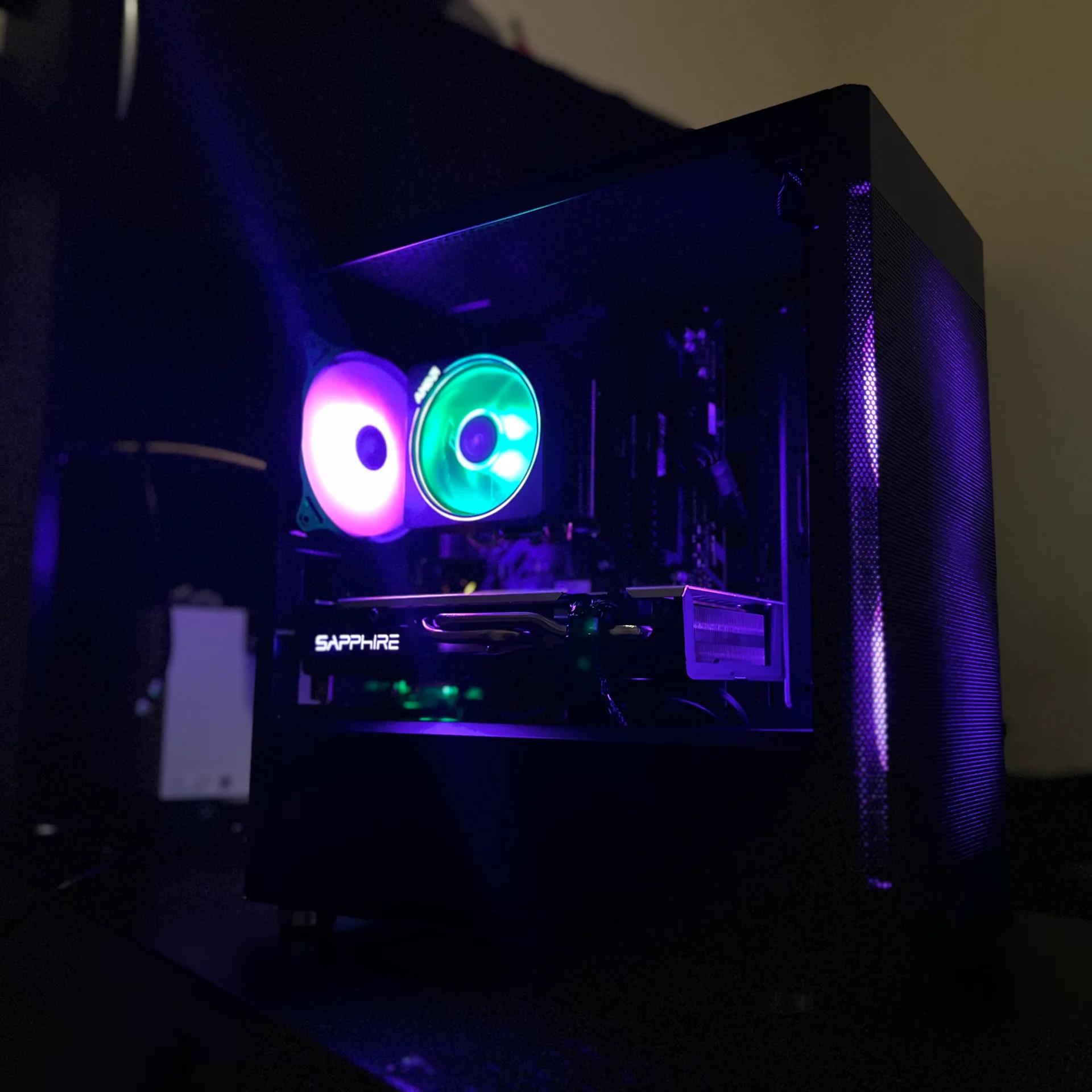 AMD Ryzen 7 2700x + rx 580 8gb +16 gb ram|| Gaming computer