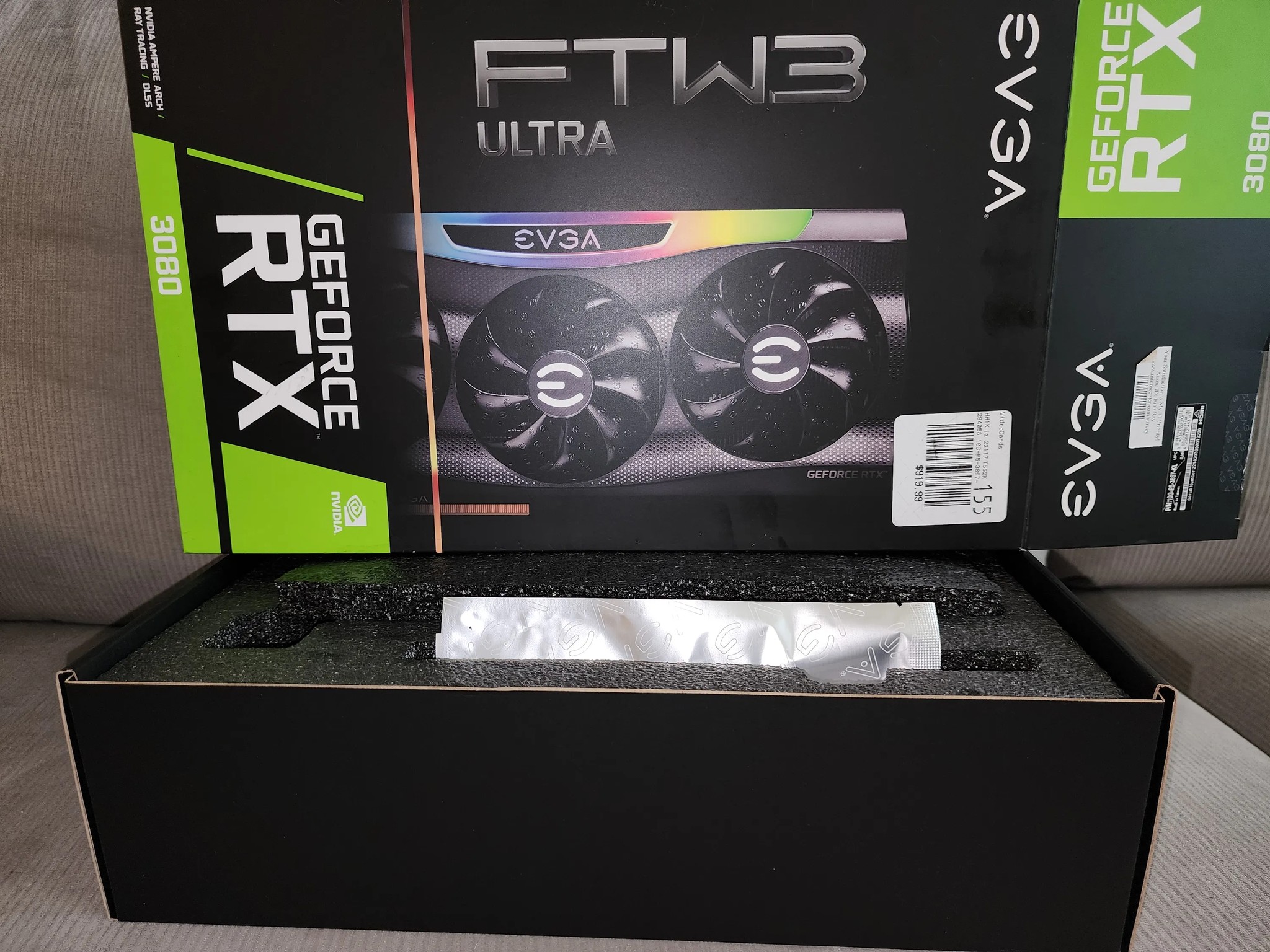 3080 10 GP EVGA FTW3 Ultra