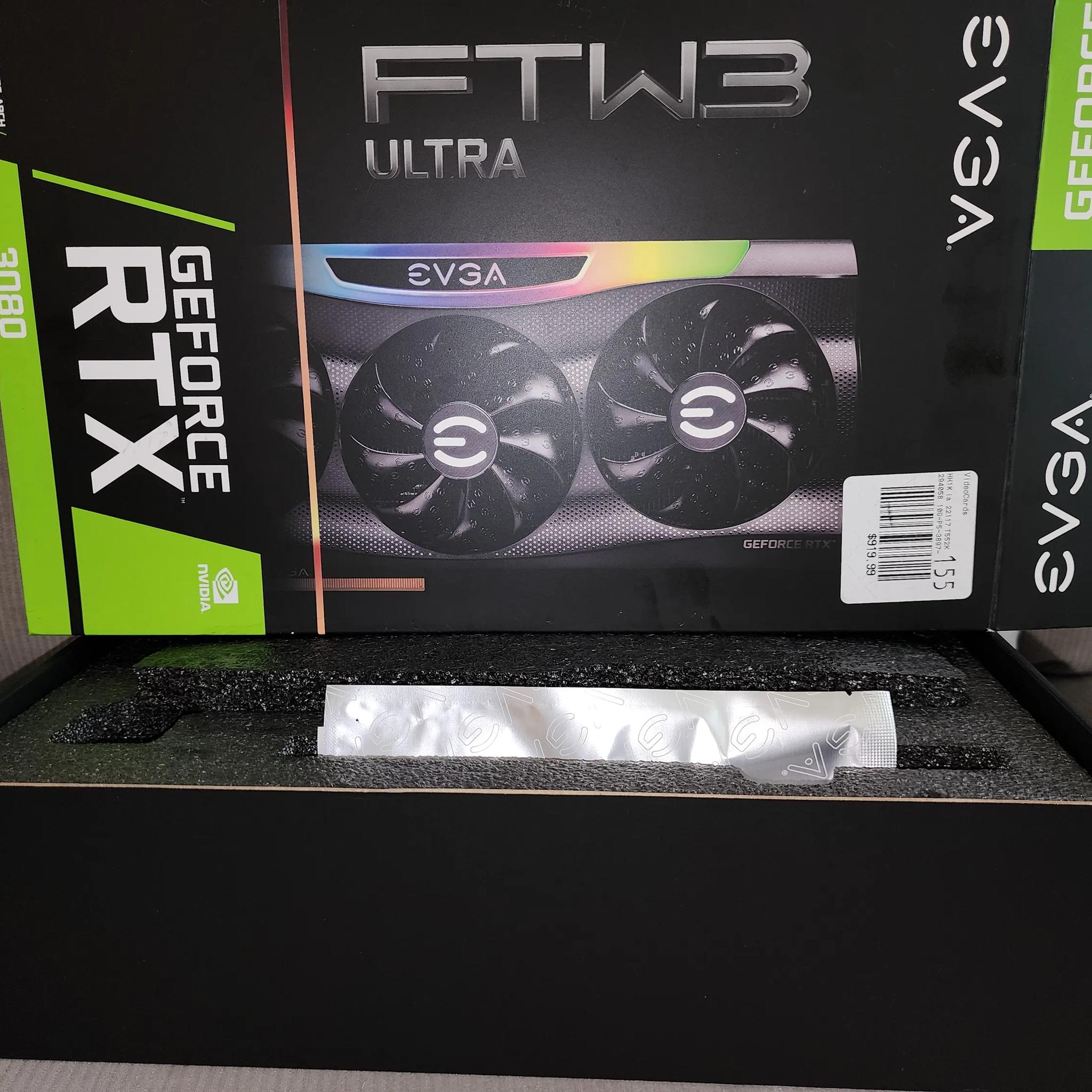 3080 10 GP EVGA FTW3 Ultra
