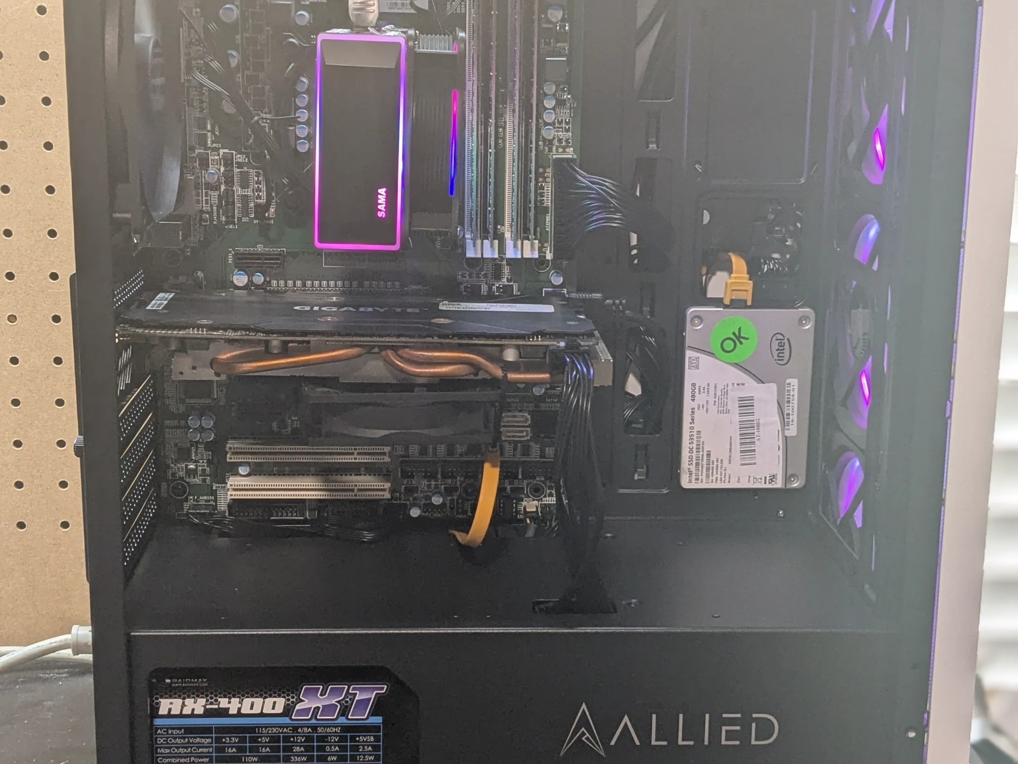 100 FPS Fortnite | 180 Day Warranty | i5-4570S, 16GB RAM, 480GB SSD, RX 480 4GB, RGB, Wifi, Win10