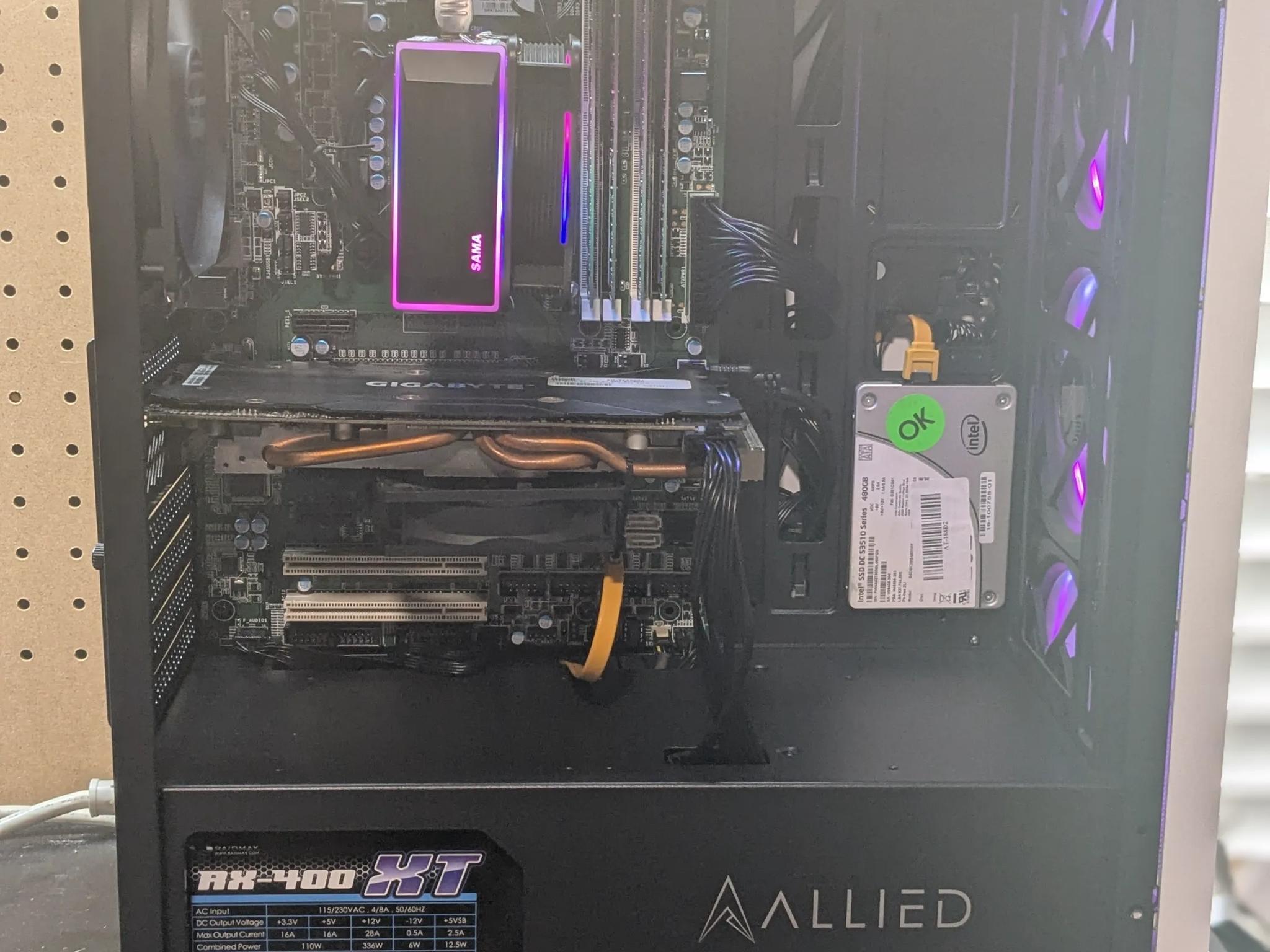 100 FPS Fortnite | 180 Day Warranty | i5-4570S, 16GB RAM, 480GB SSD, RX 480 4GB, RGB, Wifi, Win10