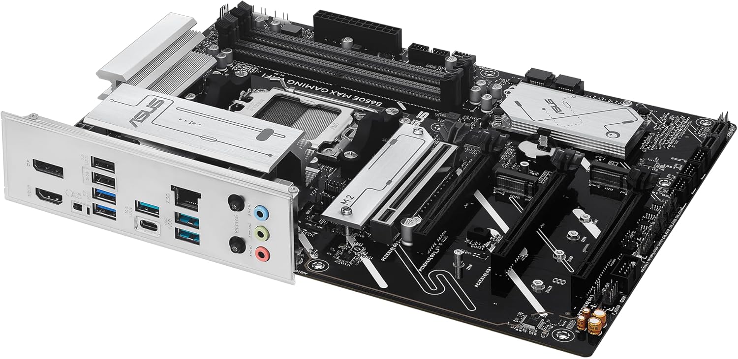 ASUS B650E MAX Gaming WiFi ATX Motherboard, DDR5,, 3X M.2 Slots, Wi-Fi 6E, Realtek 2.5Gb Ethernet
