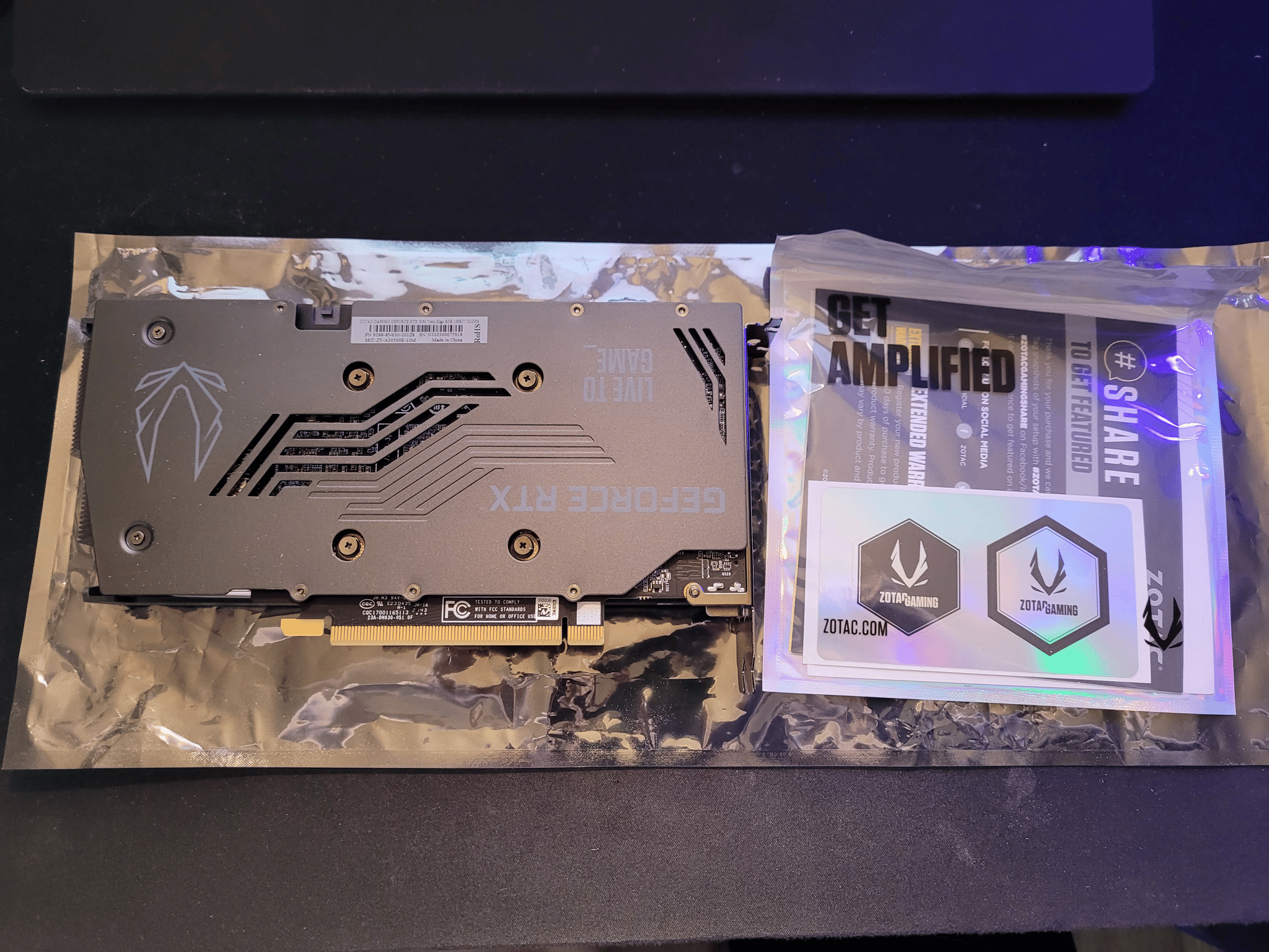Zotac GeForce RTX 3050 8GB GDDR6 Twin Edge
