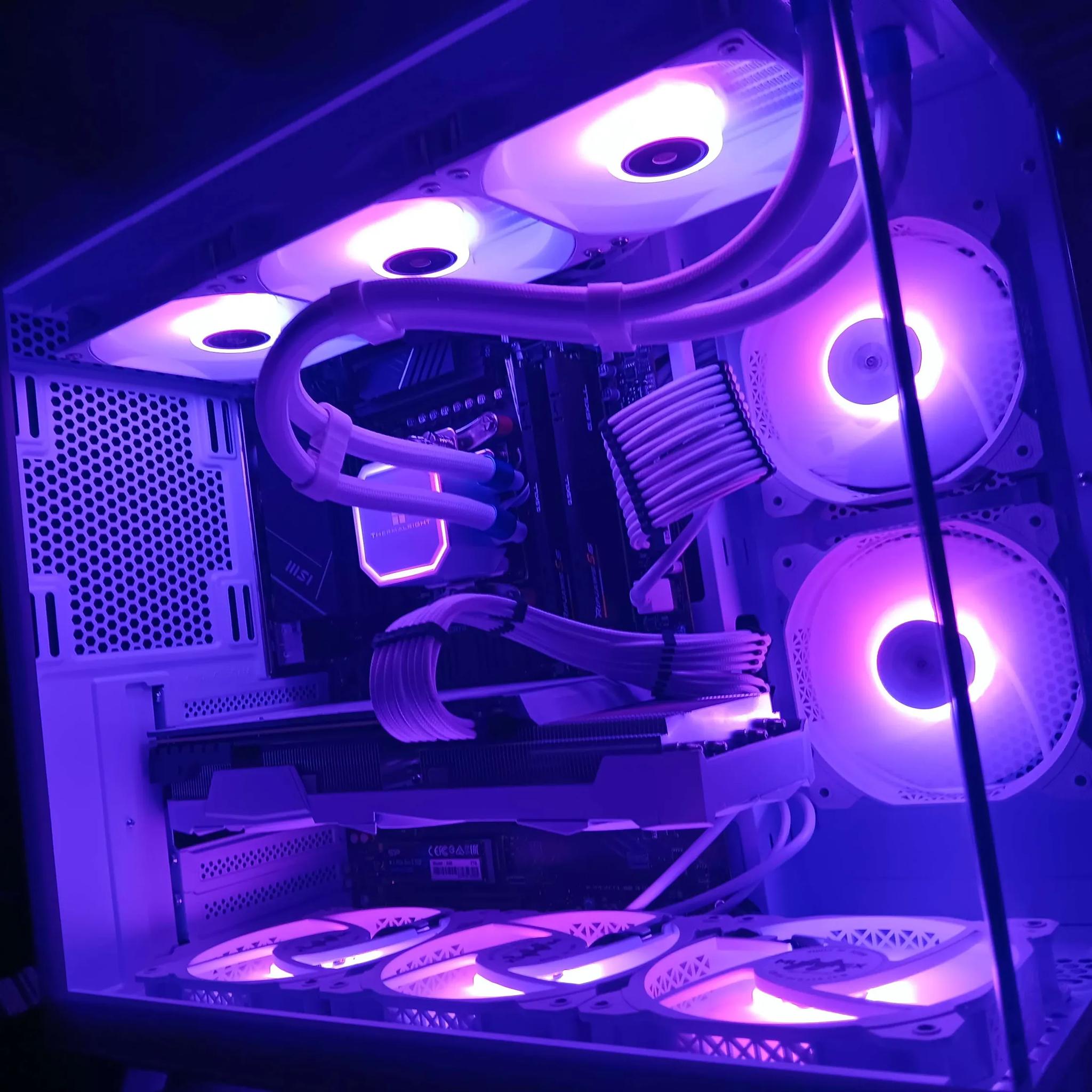 "Yin/Yang" RGB Gaming PC |Ryzen 5 7600x|360mm AIO|RTX 3070|B650-P|32GB DDR5|2TB SSD|WIFI WIN10