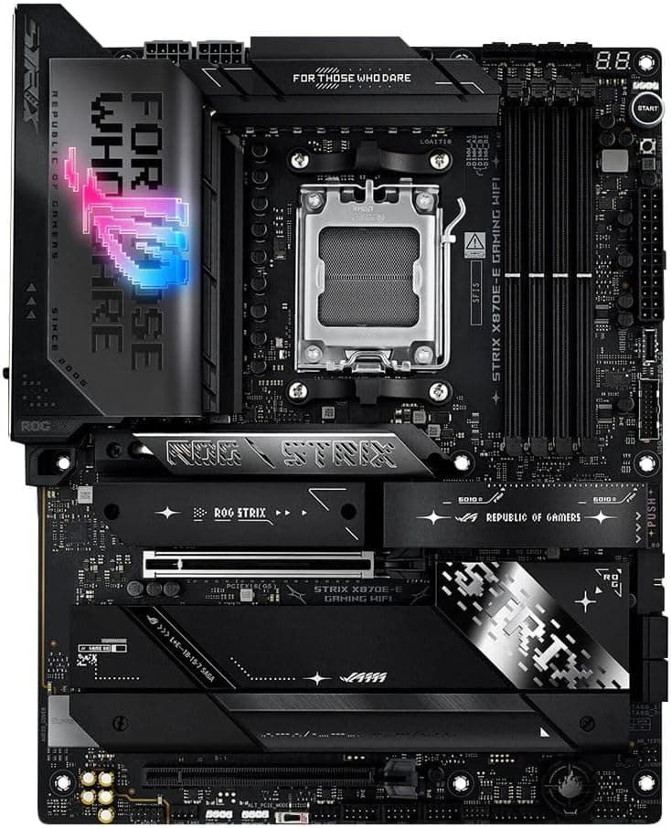 ASUS ROG STRIX X870E-E GAMING R2 AMD X870E AM5 DDR5 ATX Desktop Motherboard