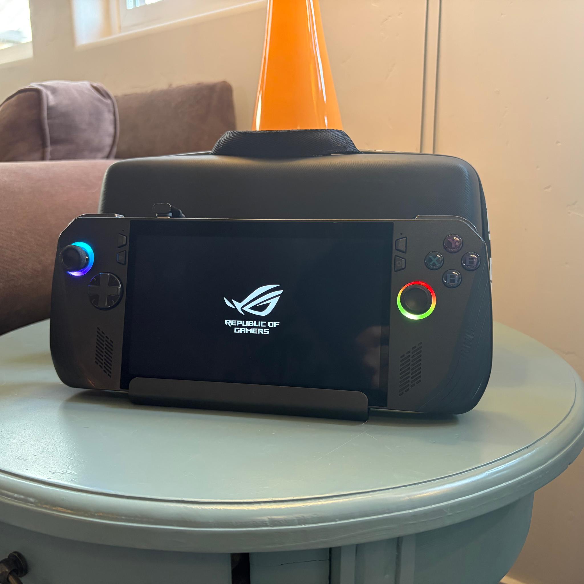 ASUS Rog ally x with case and dock