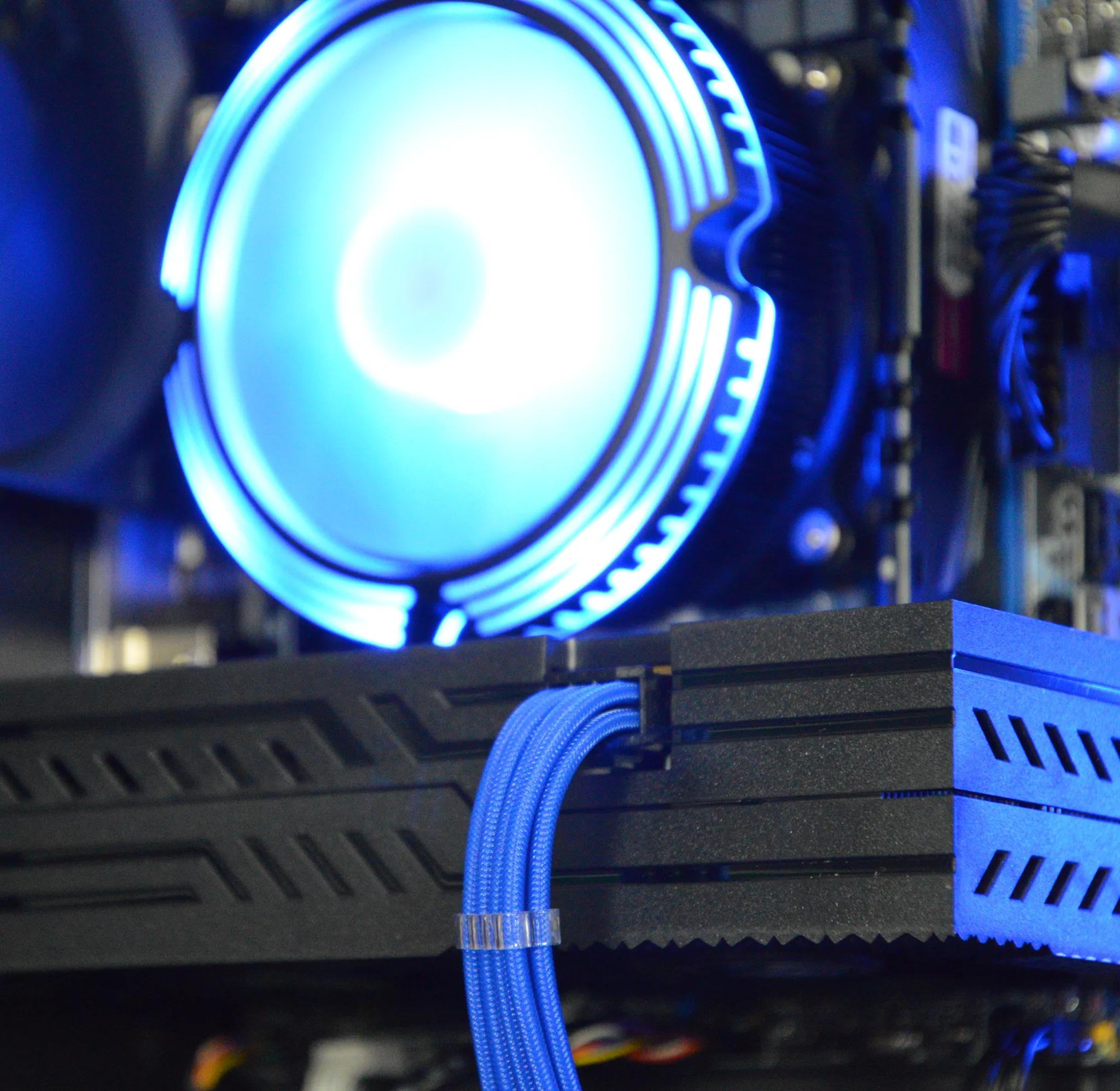 🔵⚫️| RX 580 8GB | INTEL XEON E5 2670 V3 | 16GB DDR4 RAM | 1TB NVME SSD | Midnight Ocean |