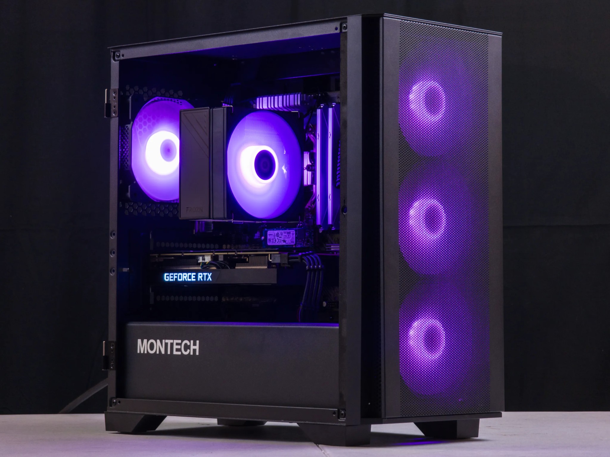 💜🖤 RTX 3060Ti / Ryzen 7 3700X / 32GB Gaming PC 🖤💜