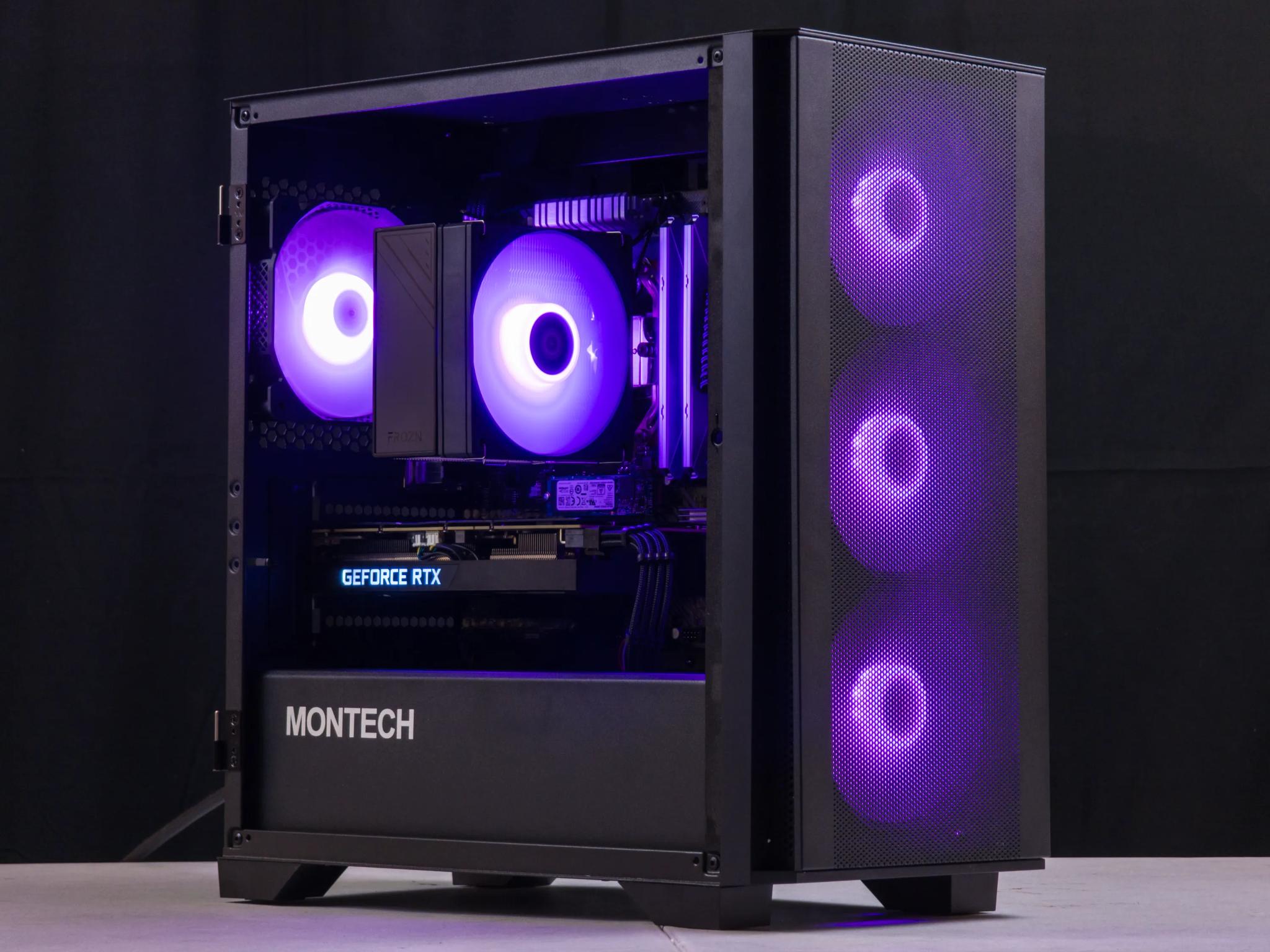 💜🖤 RTX 3060Ti / Ryzen 7 3700X / 32GB Gaming PC 🖤💜
