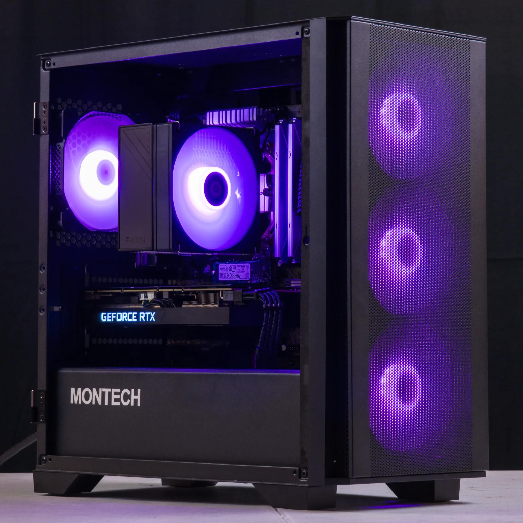 💜🖤 RTX 3060Ti / Ryzen 7 3700X / 32GB Gaming PC 🖤💜