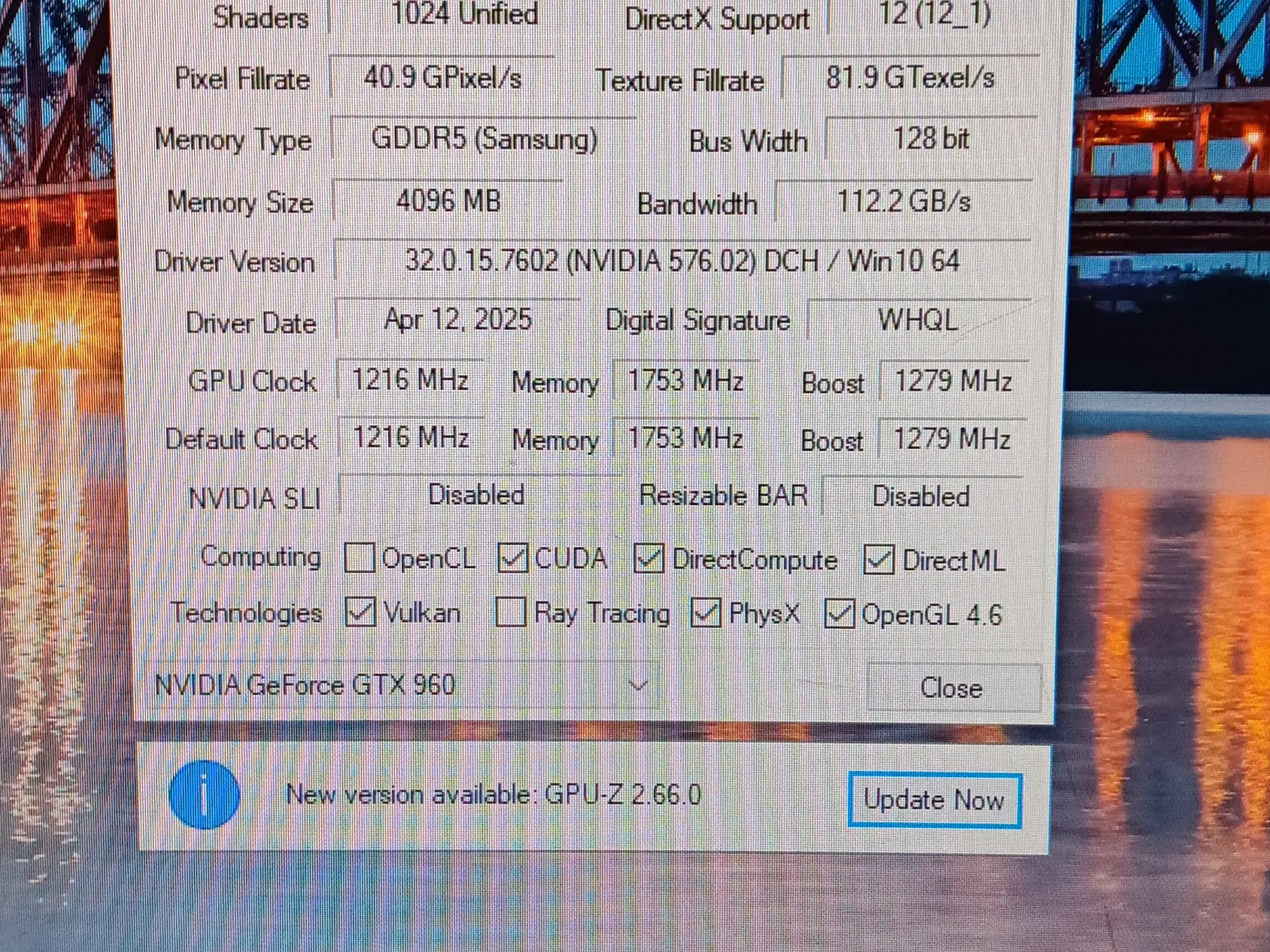 EVGA GeForce GTX-960 4GB Graphics Card