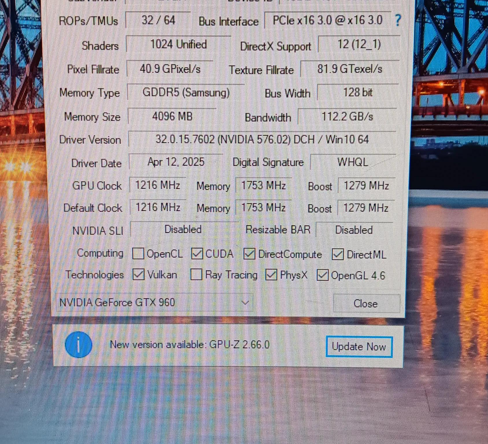 EVGA GeForce GTX-960 4GB Graphics Card