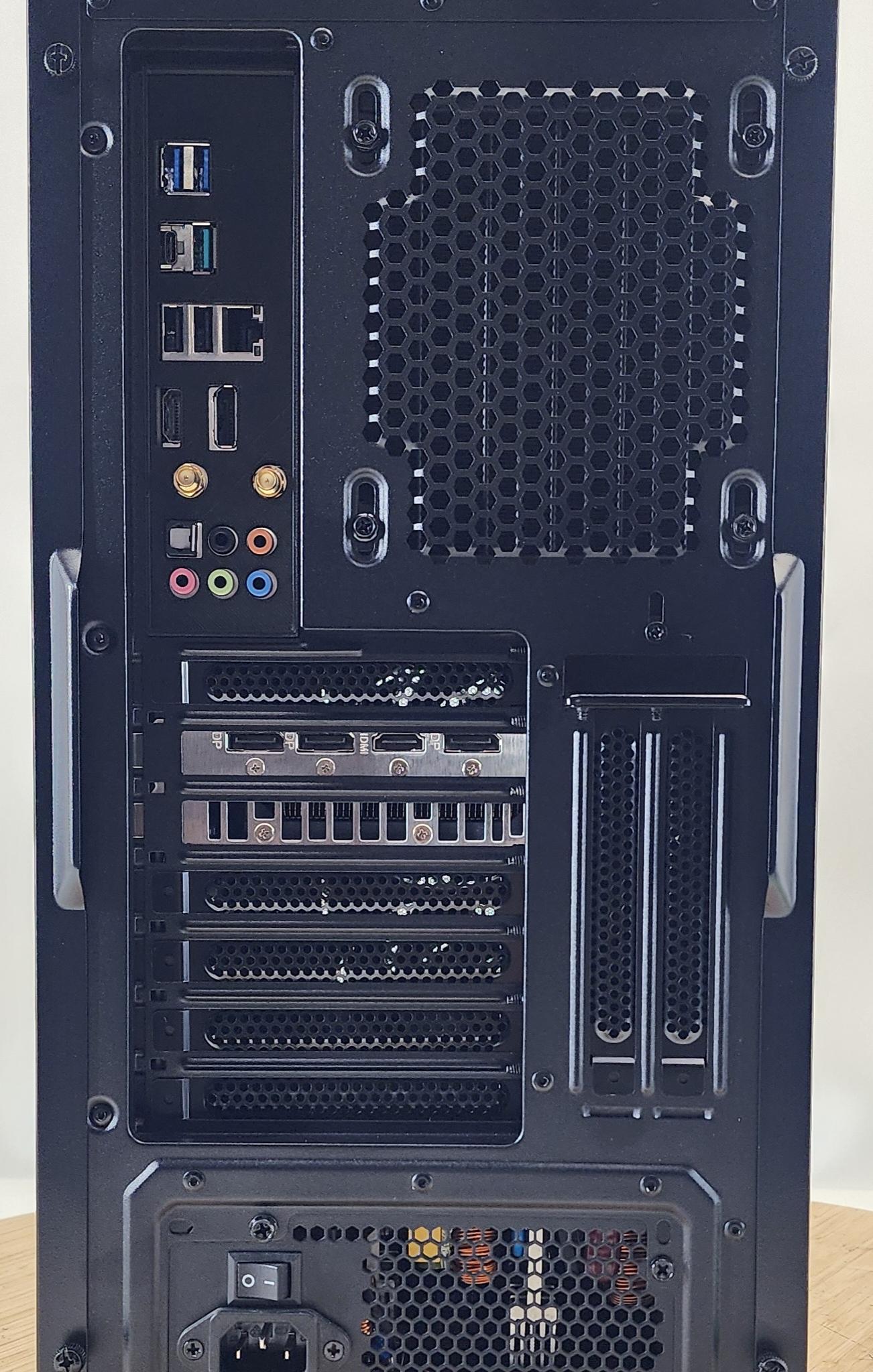 Gaming PC Ryzen 7 5700X 16GB RAM 240GB SSD+500GB HDD RX 7600 8GB Win11 Computer