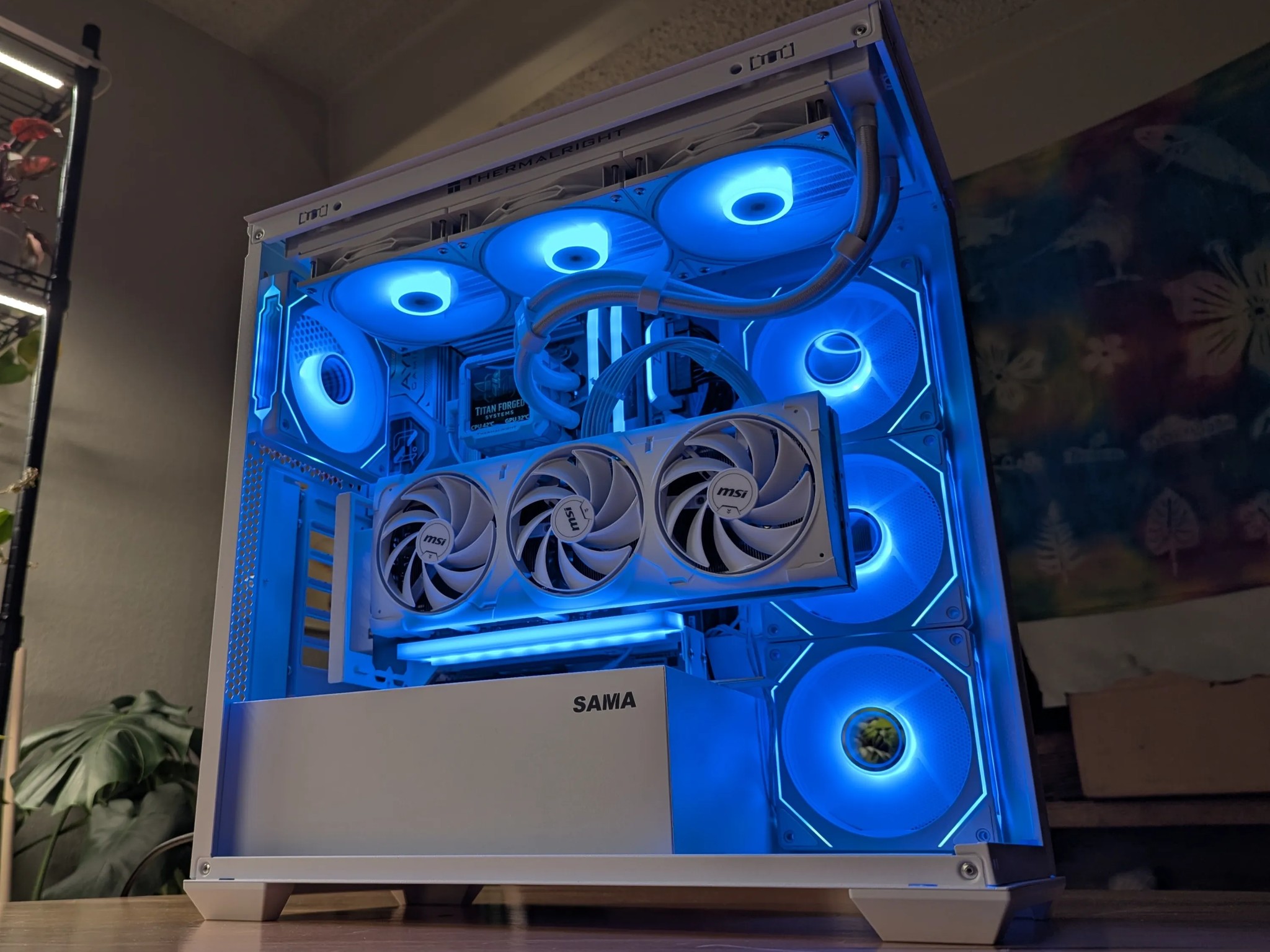 🐺 Wulfric | 5080 | 9800X3D | Whiteout Gaming Beast | 32GB DDR5 | 2TB +1 TB NVMe