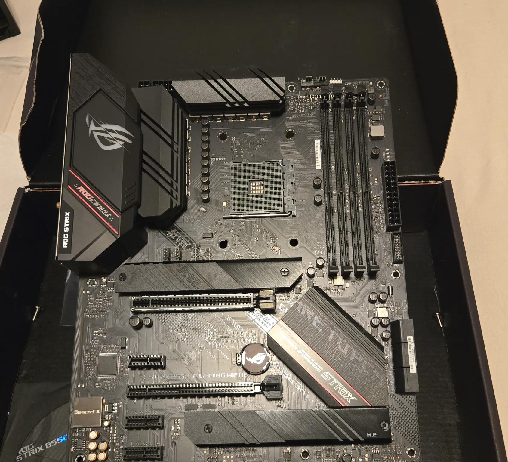 ASUS ROG STRIX B550F Wifi 2 Motherboard. AM4, DDR4, PCIE 4.0, Dual M.2 slots, RGB, Wifi 6e
