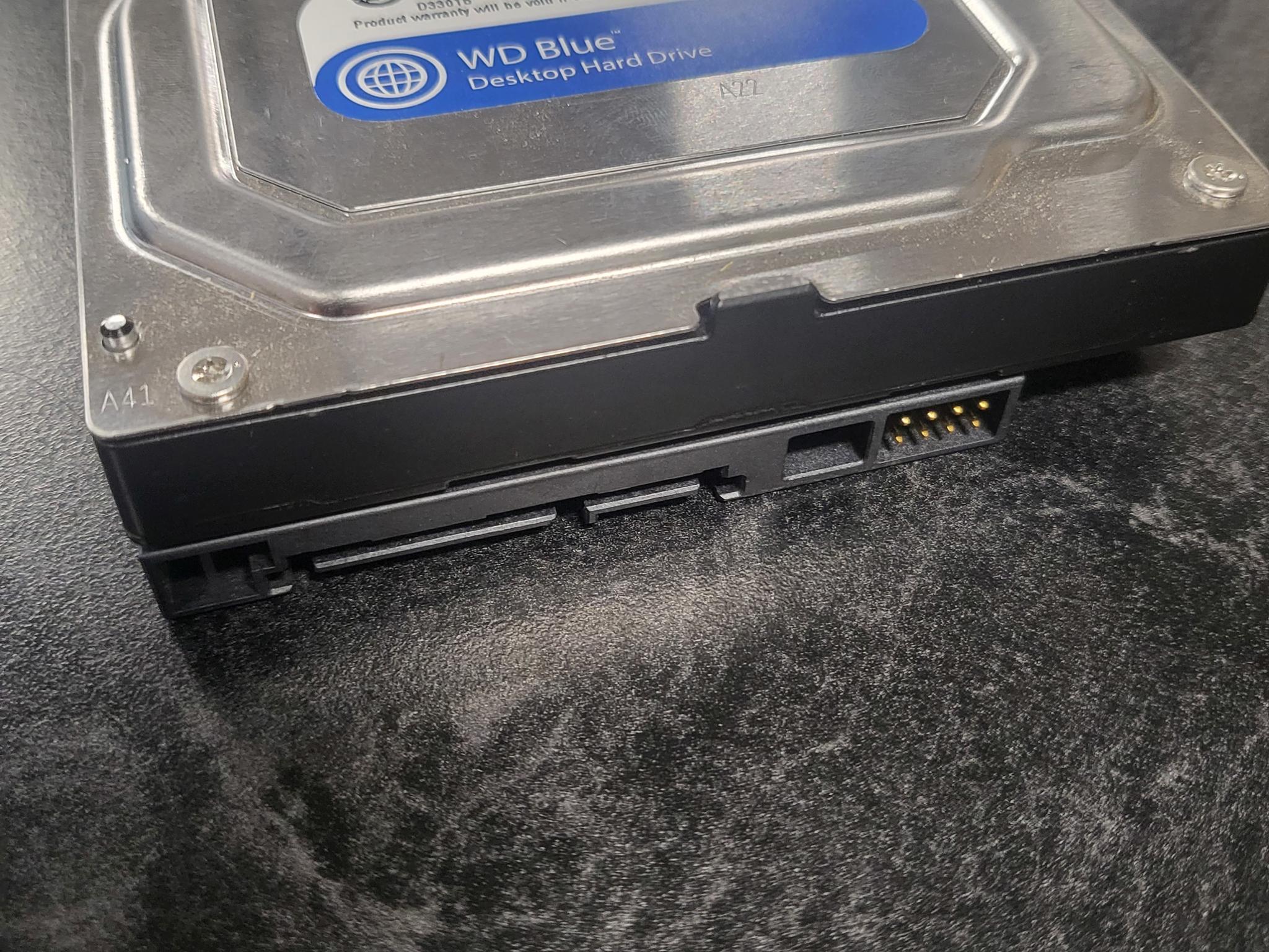 1 TB Western Digital Blue (7200RPM, 3.5", SATA III, 64MB Cache) Internal HDD w/ under 2k hours