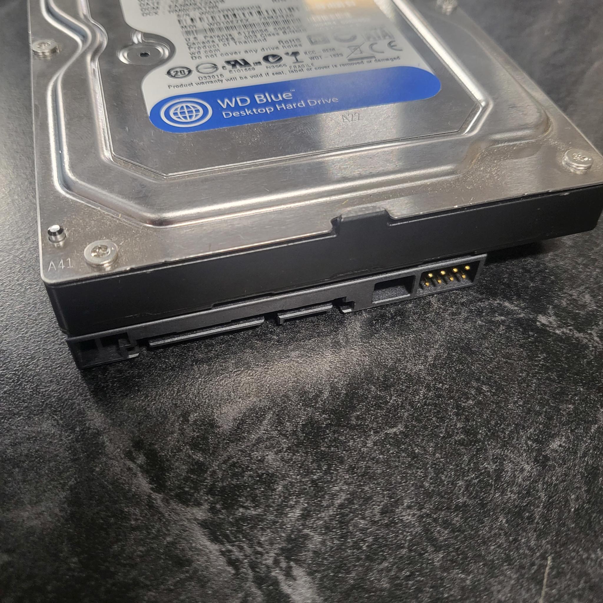 1 TB Western Digital Blue (7200RPM, 3.5", SATA III, 64MB Cache) Internal HDD w/ under 2k hours