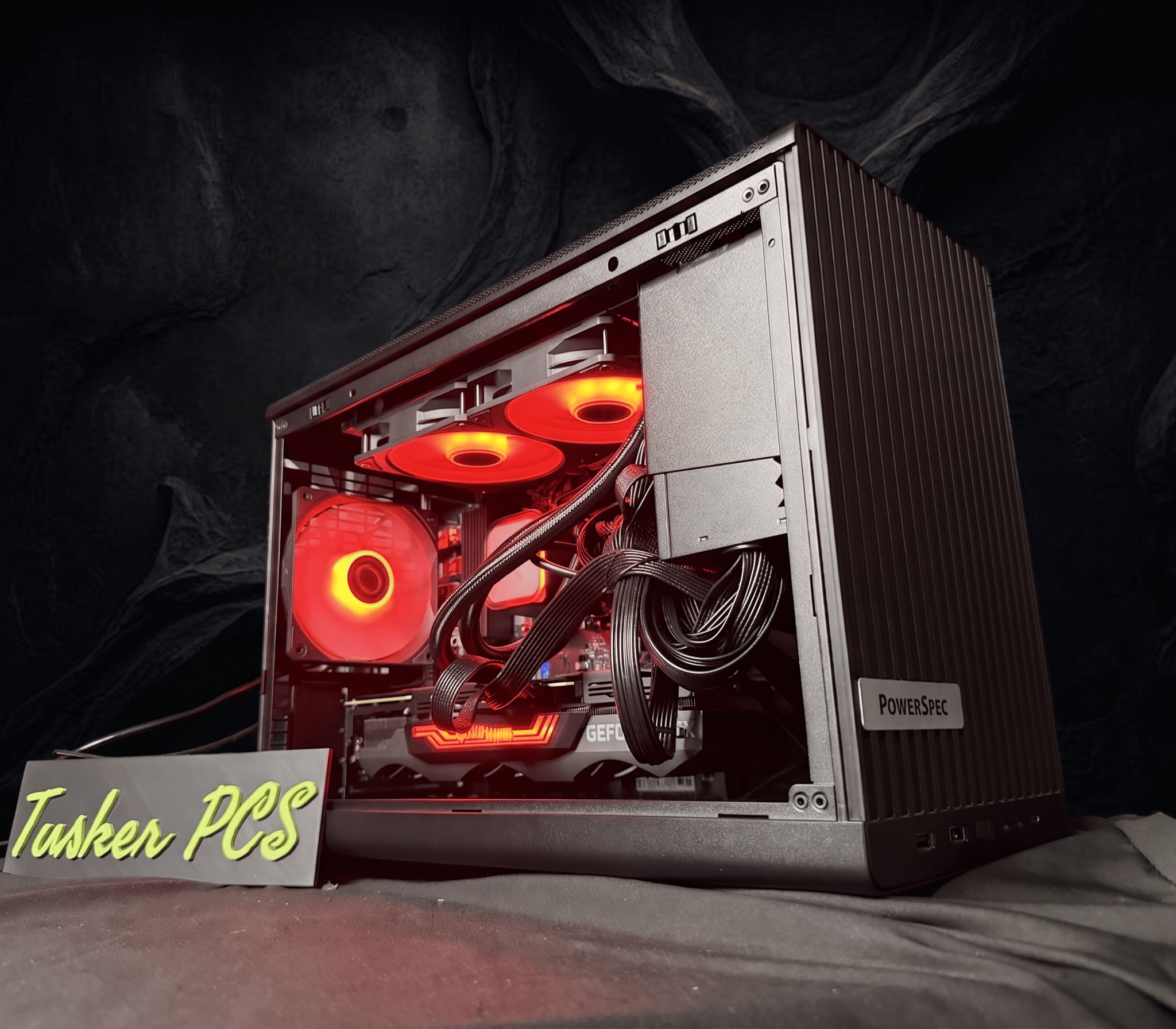🌑⚡ ZERO DARK 7580 ⚡🌑 Ryzen 5 7500X3D| RTX 3080| 16 GB DDR5| 1.25 TB Nvme| 750W PSU