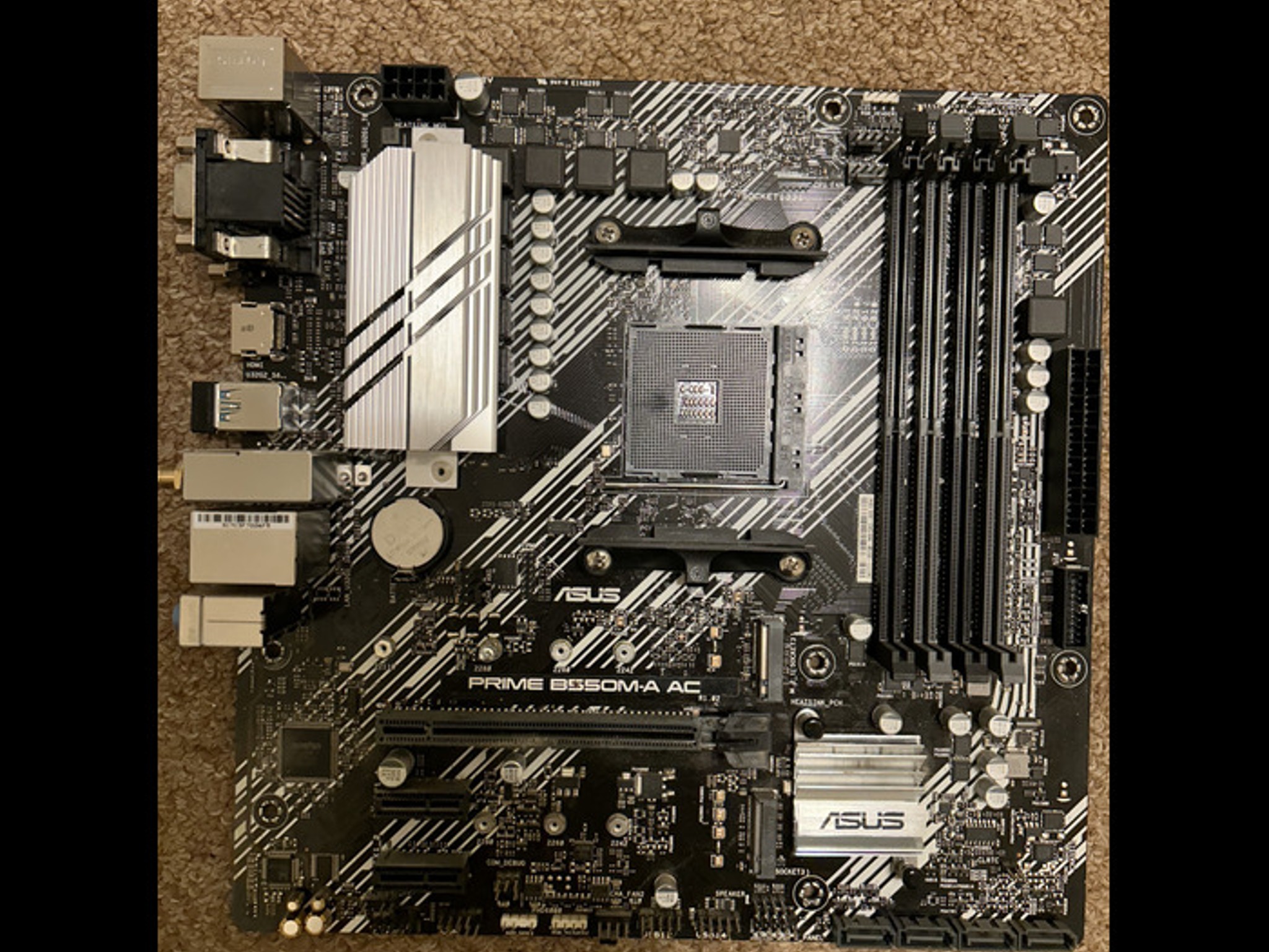 ASUS Prime B550M-A AC Socket AM4 AMD Motherboard