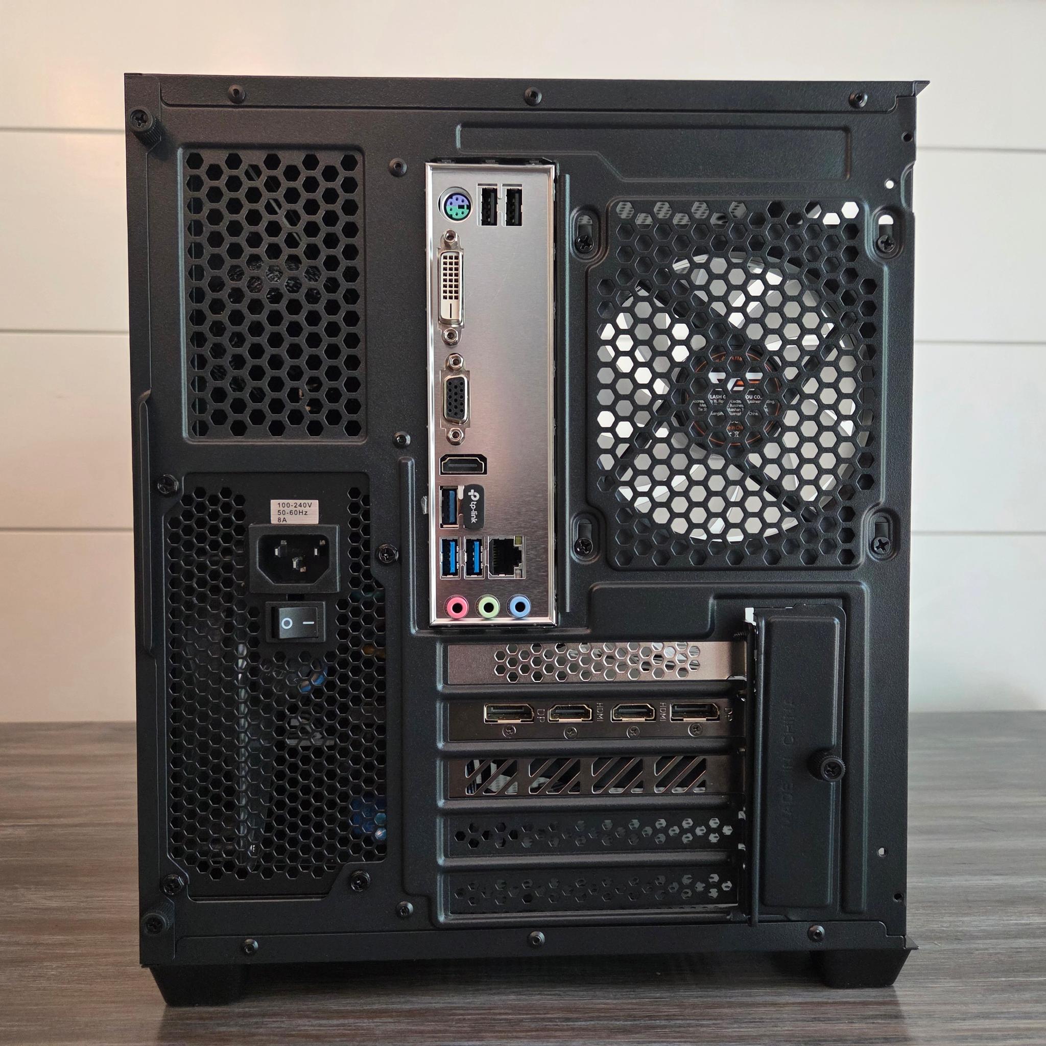 Small black gaming PC | RTX 4060 | RYZEN 5 3600 | 16GB RAM | 512GB SSD