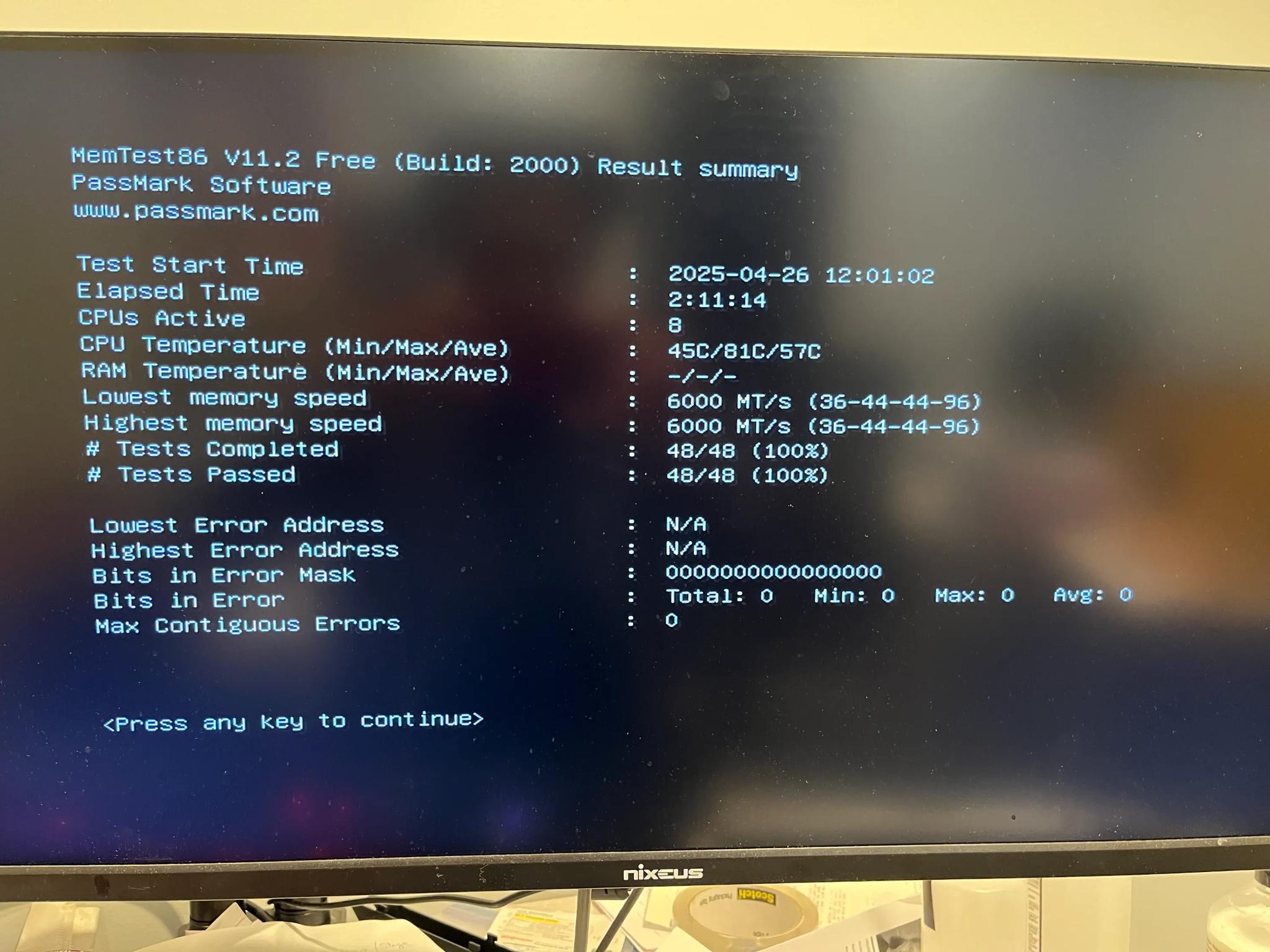G.Skill DDR5 6000 MT/s 1x16G