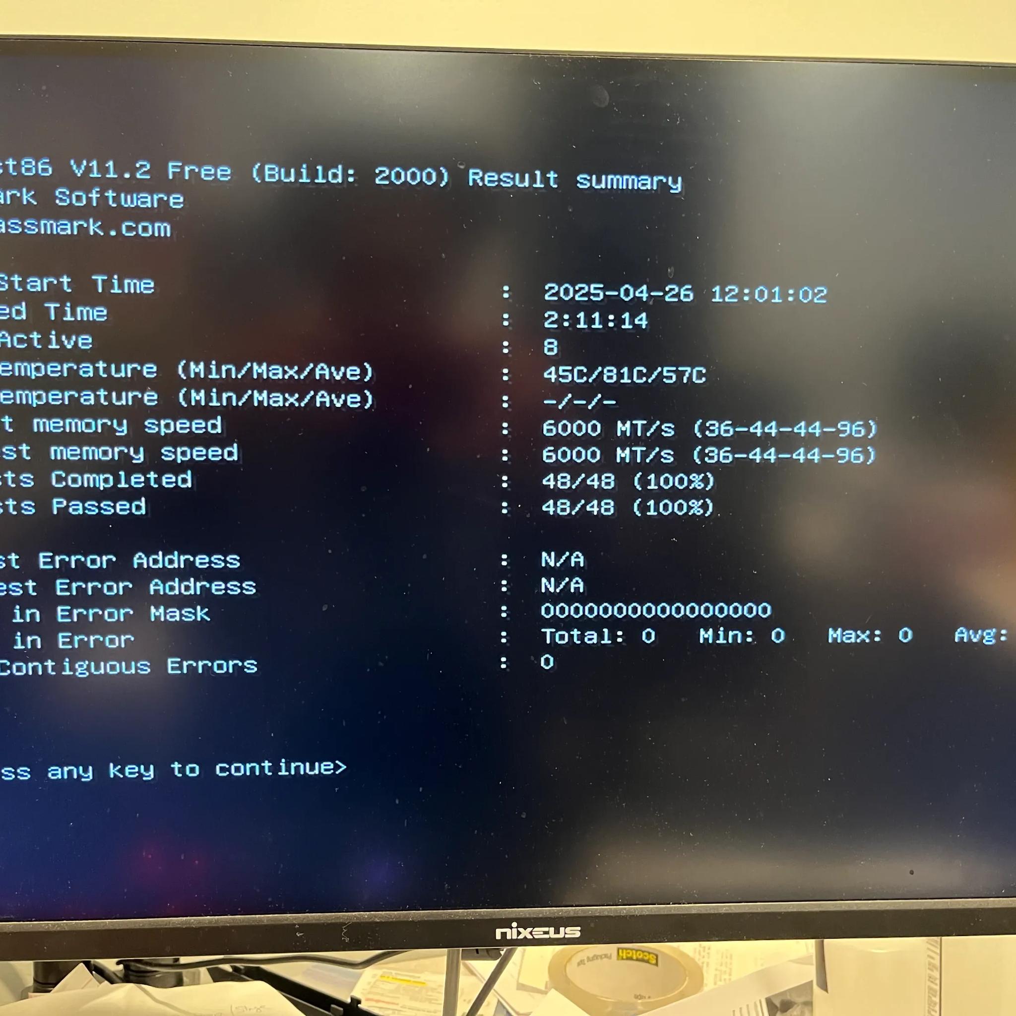 G.Skill DDR5 6000 MT/s 1x16G