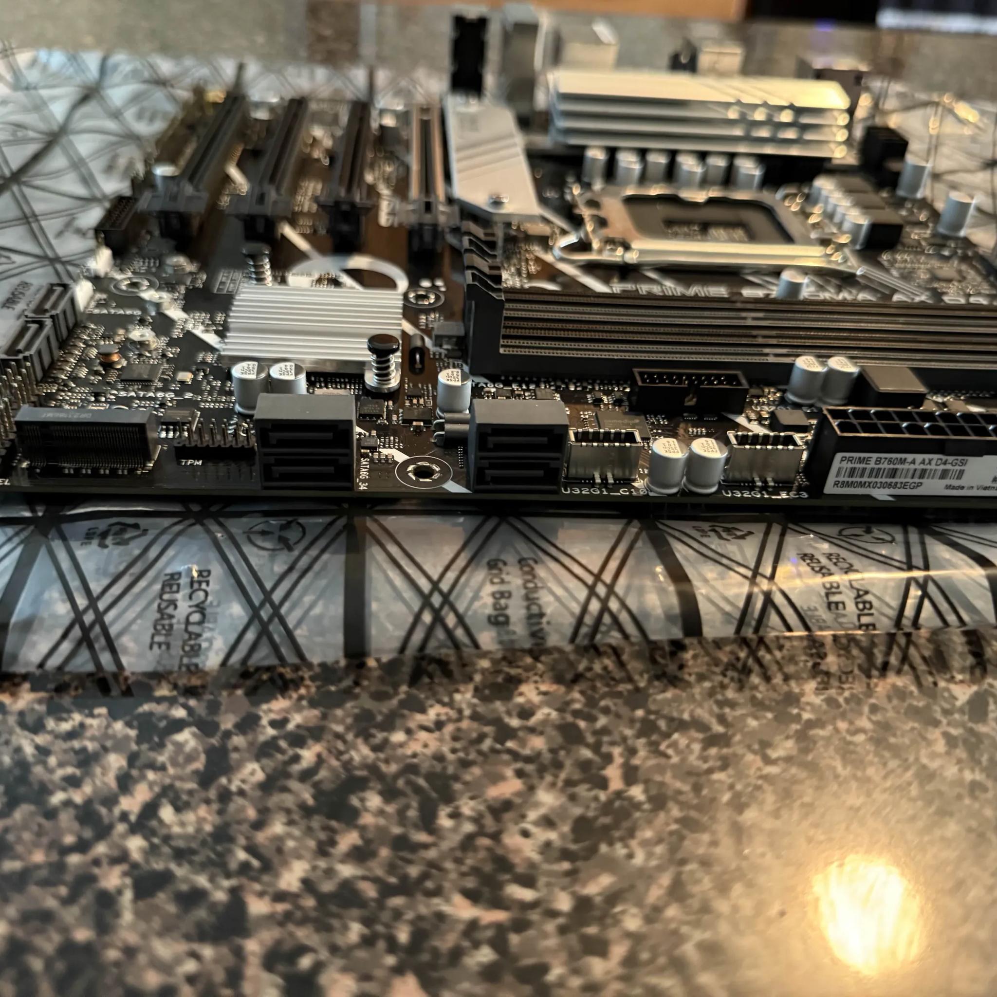 ASUS Prime B760M-A AX D4 LGA1700 Socket Micro ATX Motherboard (NO BOX)