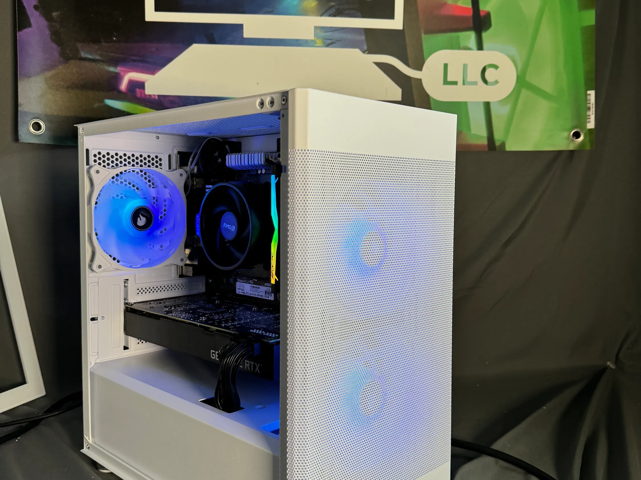 RTX 3070 Ryzen 5500 White Gaming PC