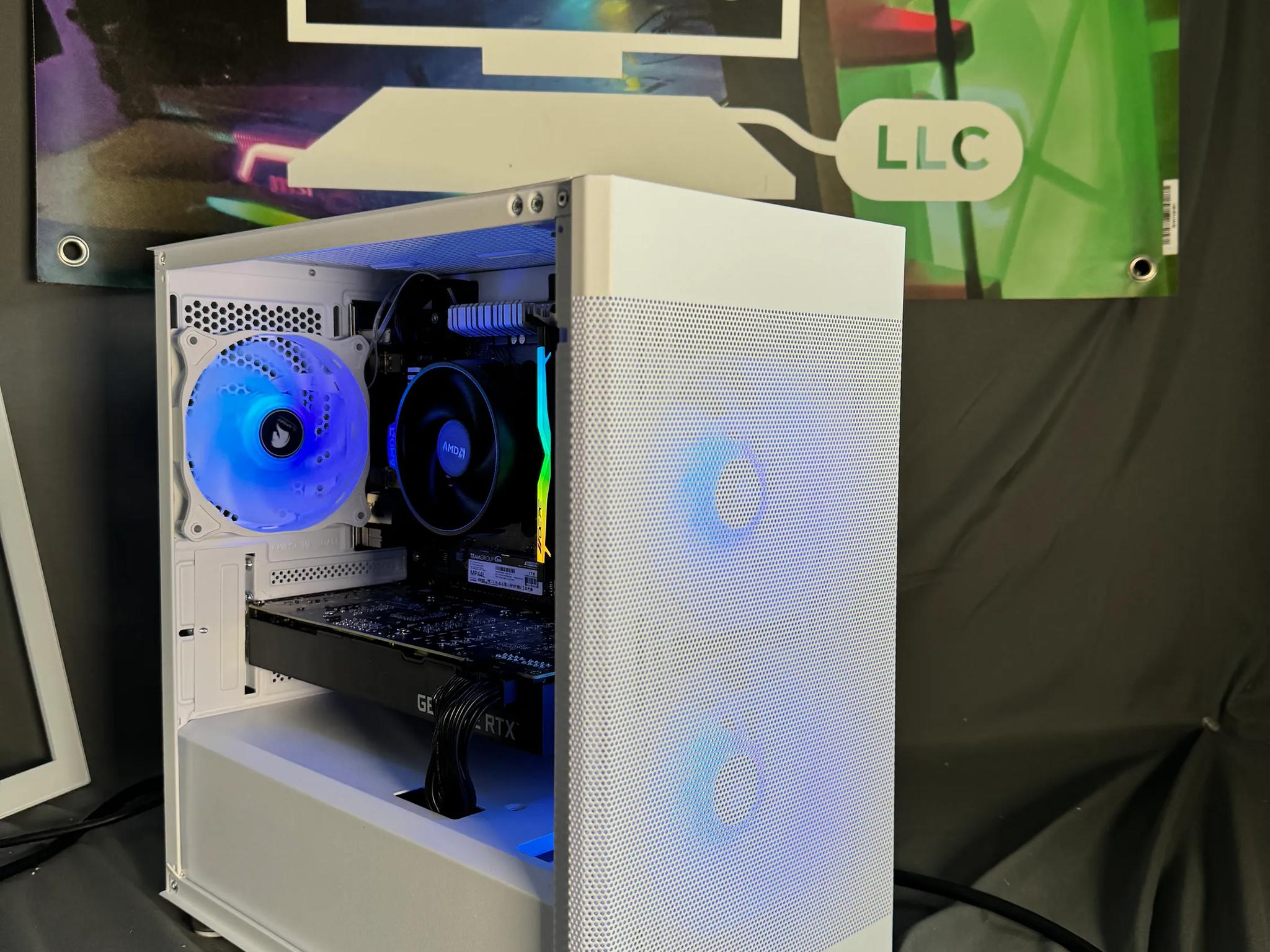 RTX 3070 Ryzen 5500 White Gaming PC