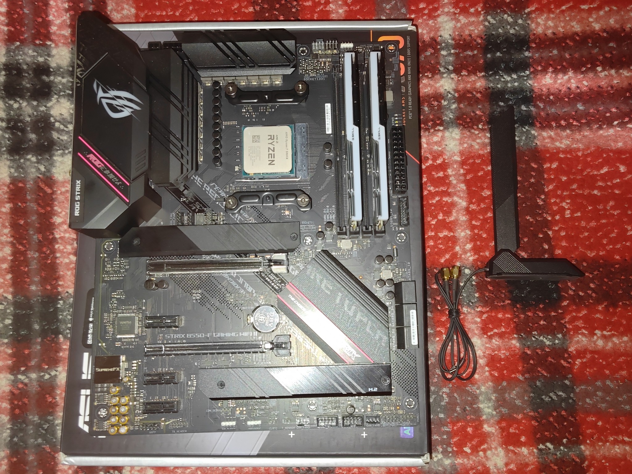Ryzen 7 5800x and Radeon 7700xt (No case or storage)