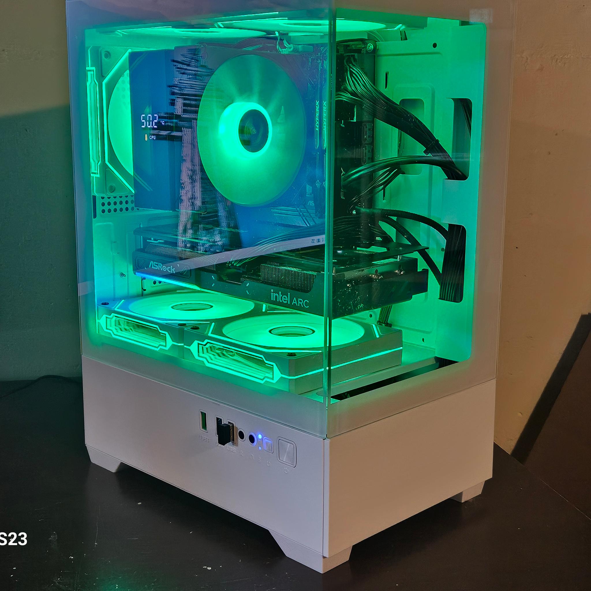 🔥 Ryzen 5 5500 + Arc B570 Gaming PC | 32GB RAM | 1TB Gen3 NVMe SSD | ARGB Build | Ready to Game!