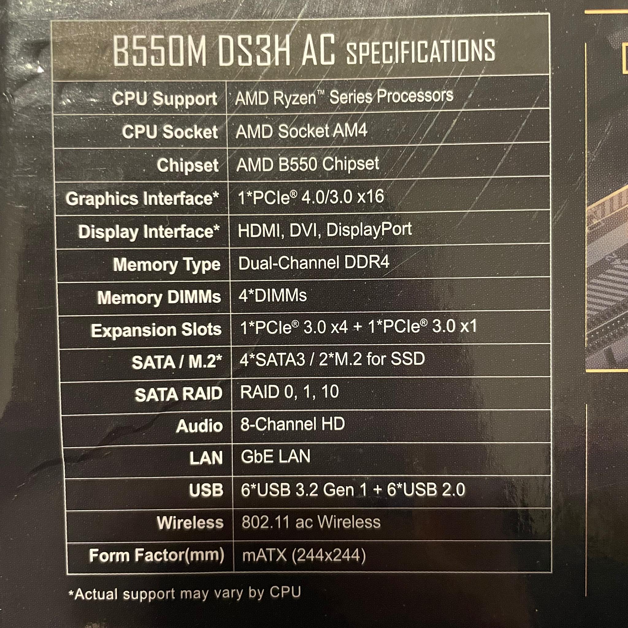 Am4 Motherboard/CPU/RAM/SSD Combo!