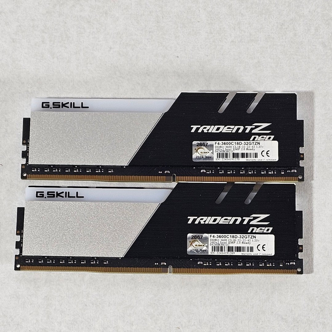 32GB DDR4 (2x16GB) 610 3600MT/s G.Skill Trident Z RGB | Jawa