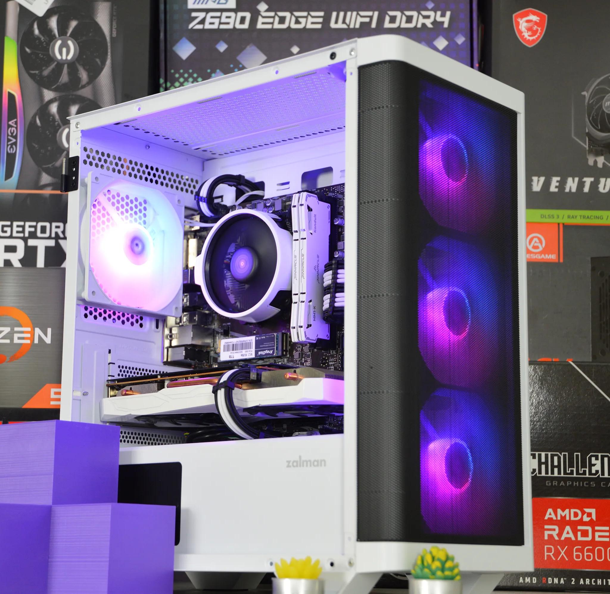 ☯️☯️| RX 6600XT 8GB | RYZEN 5 5500 | 16GB DDR4 RAM | 1TB NVME SSD | VaporWave |