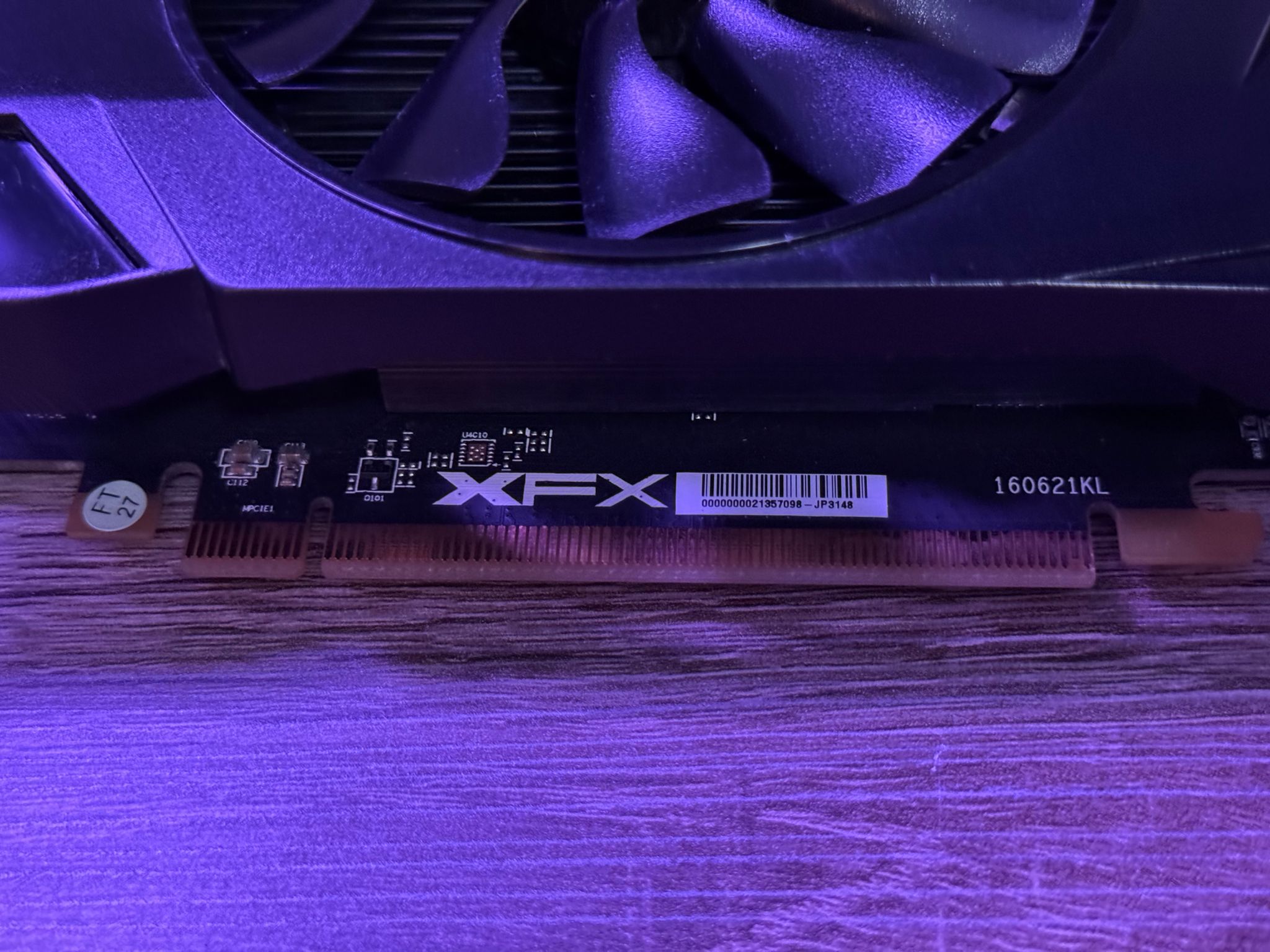 USED XFX’s AMD RX550 4GB GDDR5 GPU