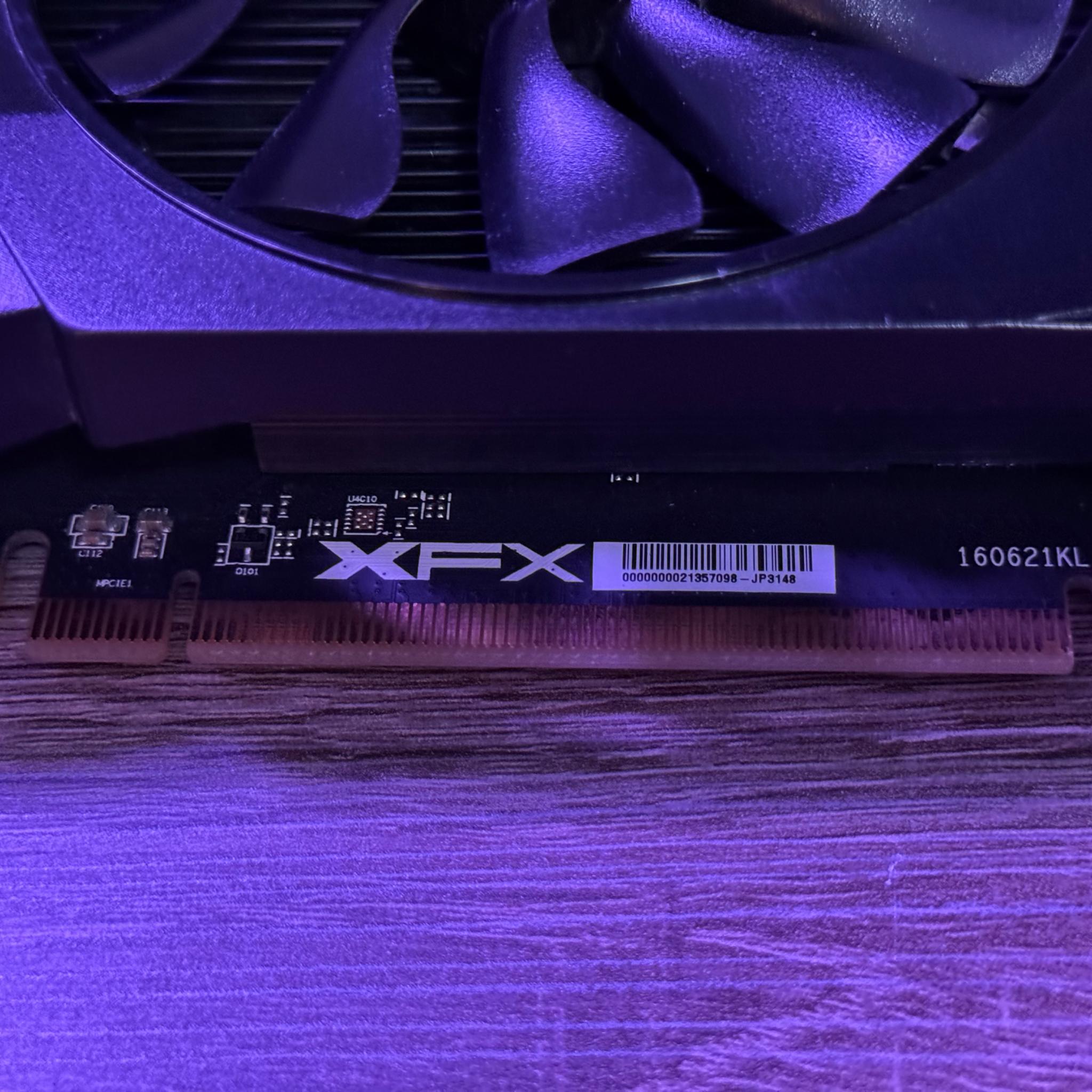 USED XFX’s AMD RX550 4GB GDDR5 GPU