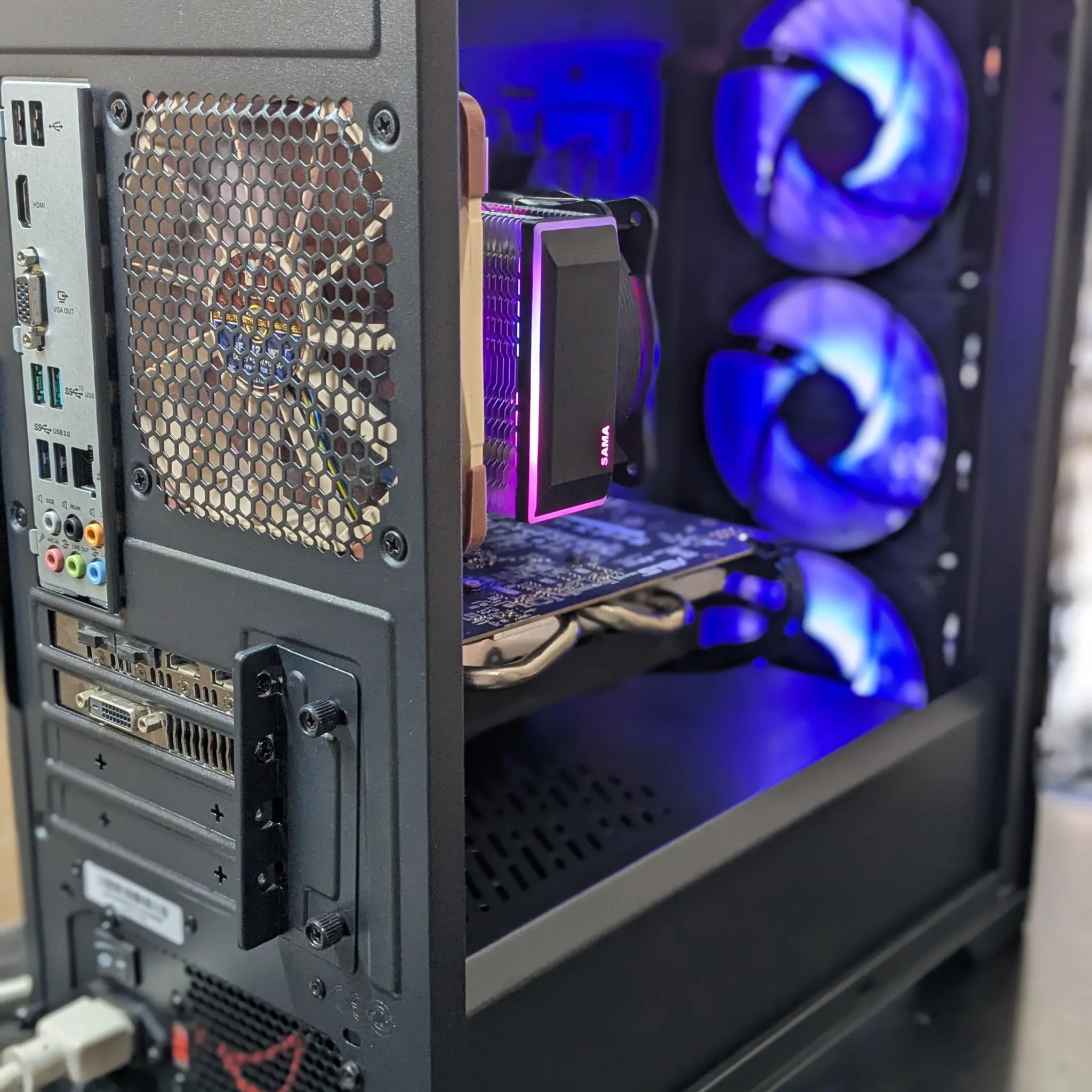 140 FPS Fortnite | 180 Day Warranty | i7-6700, 16GB RAM, RX 480 8GB, 480GB SSD, Win11, RGB