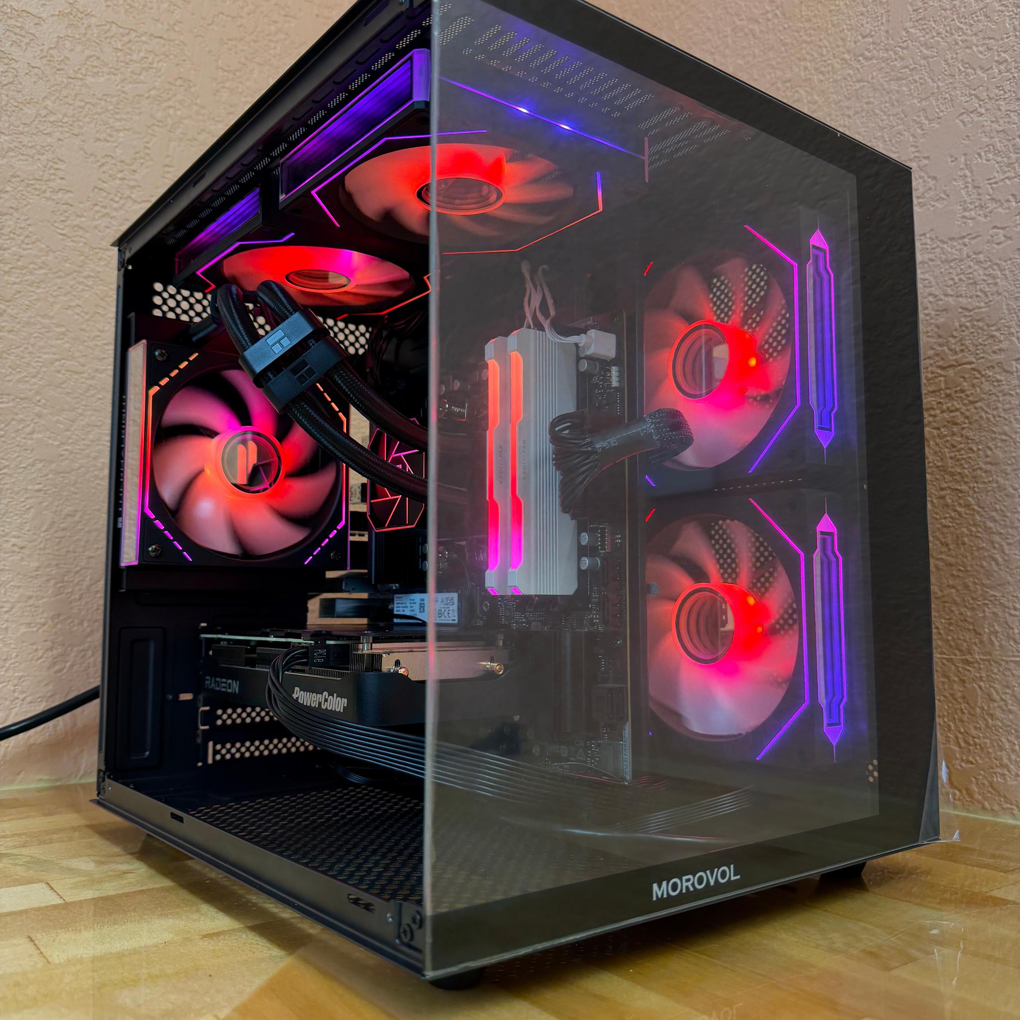 Ryzen 5 9600X + RX 9060 XT 16GB Gaming PC | Dual-Channel DDR5 | 1TB Gen4 NVMe