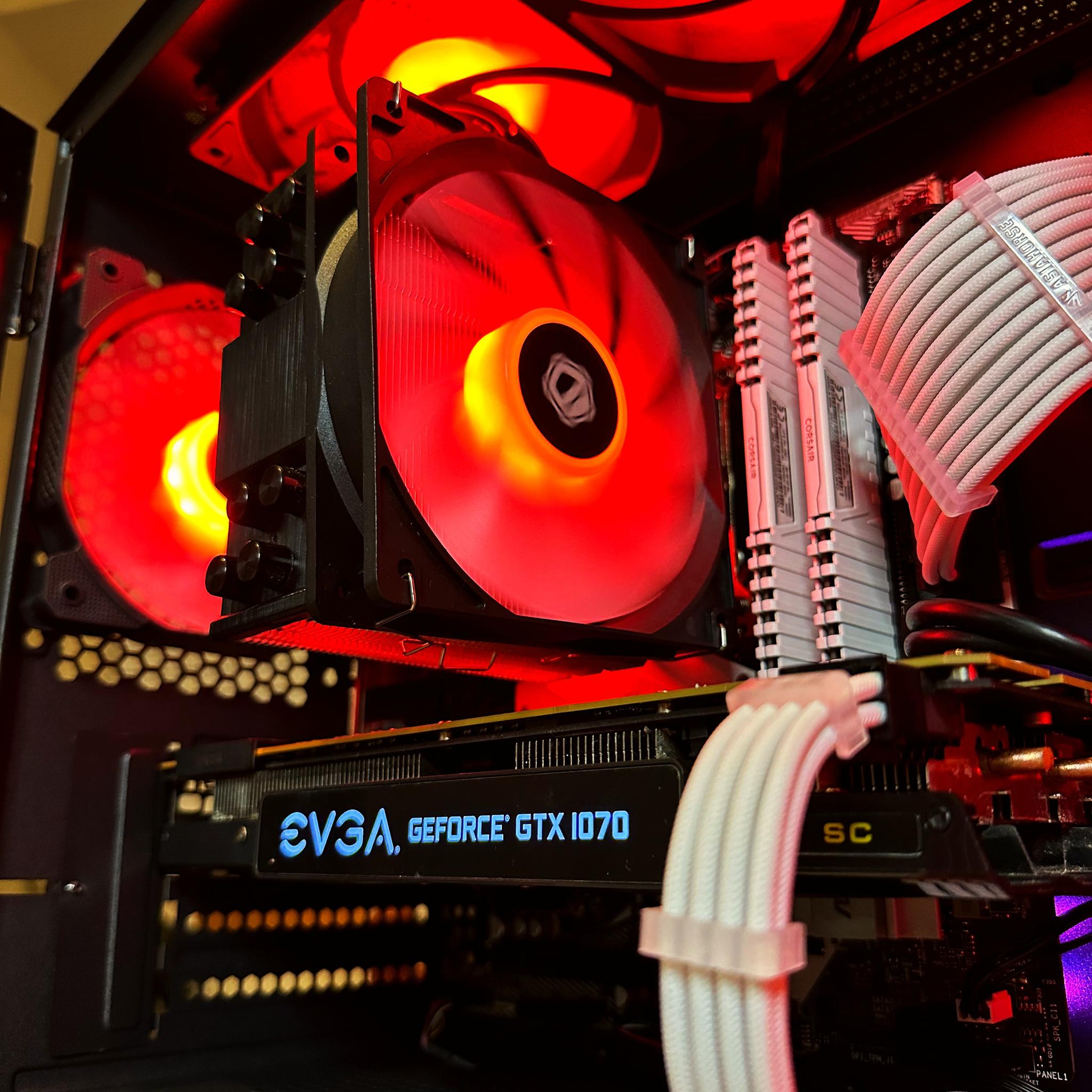 Clean Gaming PC(EVGA GTX 1070, i5-10400f, 16gb DDR4)