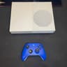 Xbox One S With Blue Controller