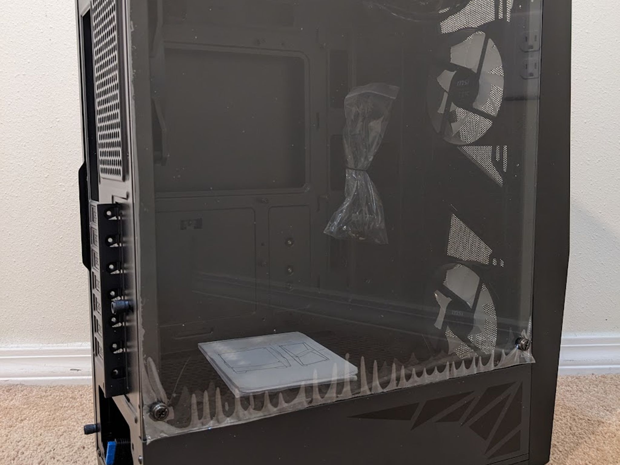 Open Box MSI MAG Forge 100R Mid Tower Gaming Case with ARGB fans