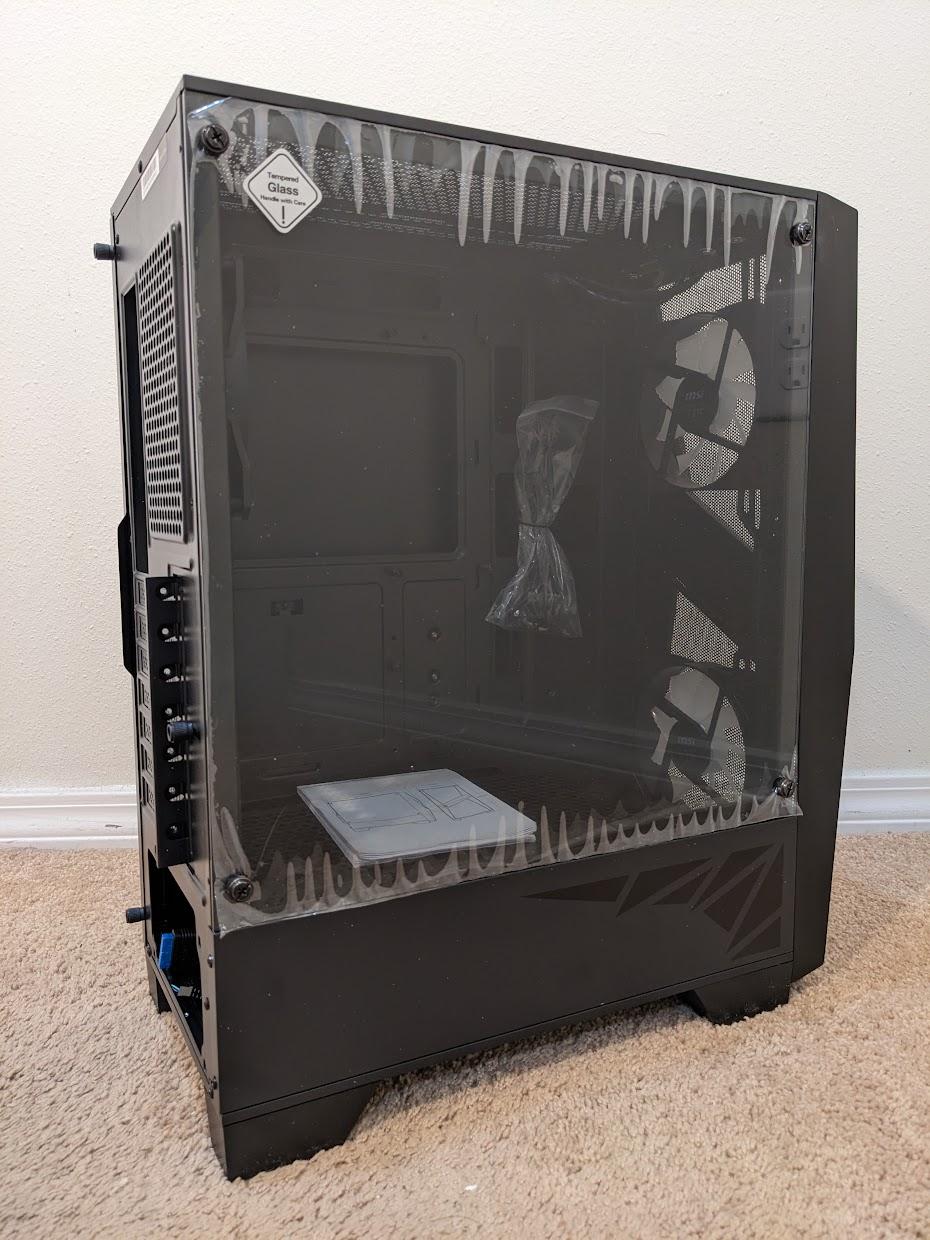 Open Box MSI MAG Forge 100R Mid Tower Gaming Case with ARGB fans