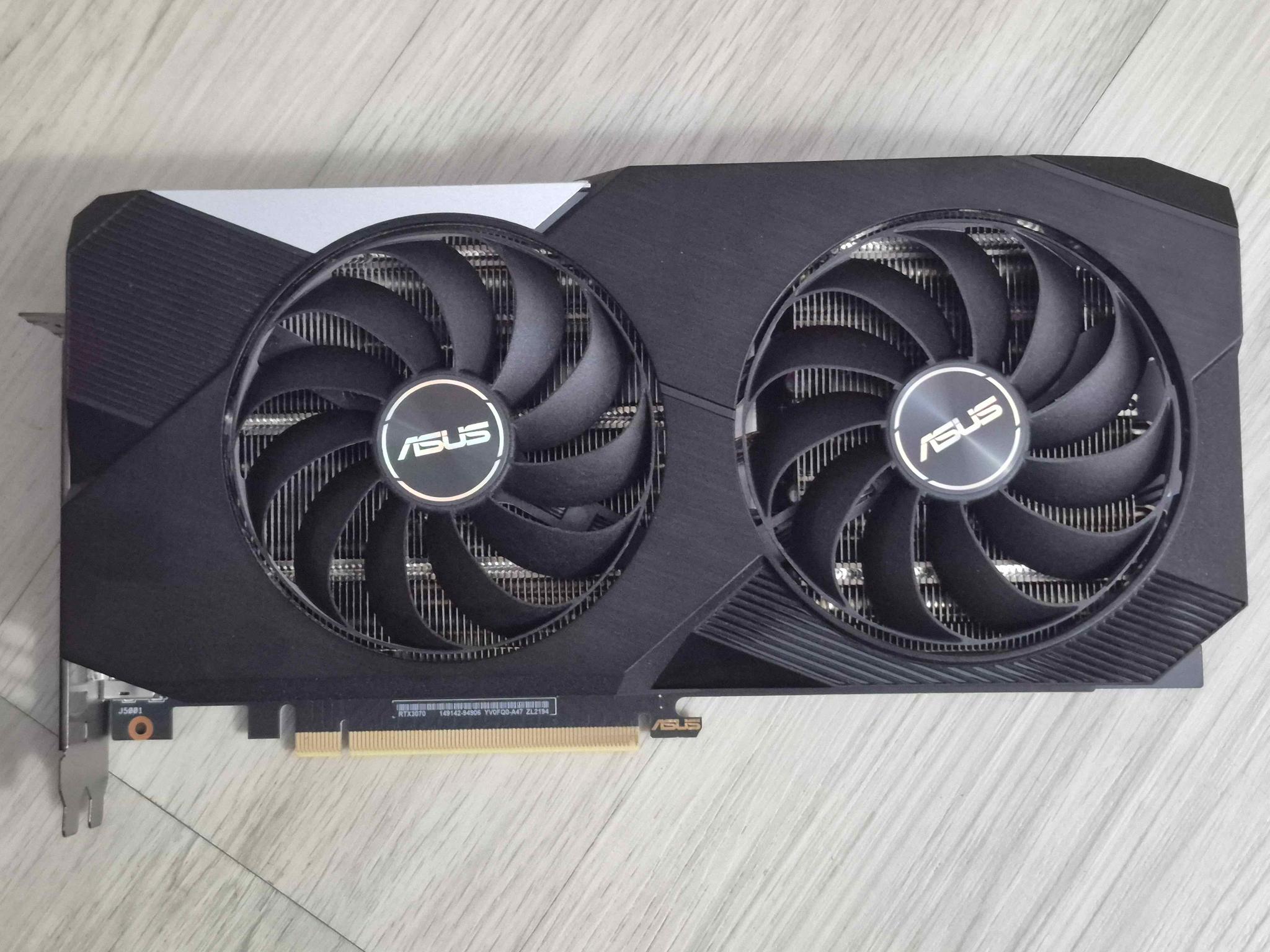 Asus DUAL RTX 3070 8G - Used