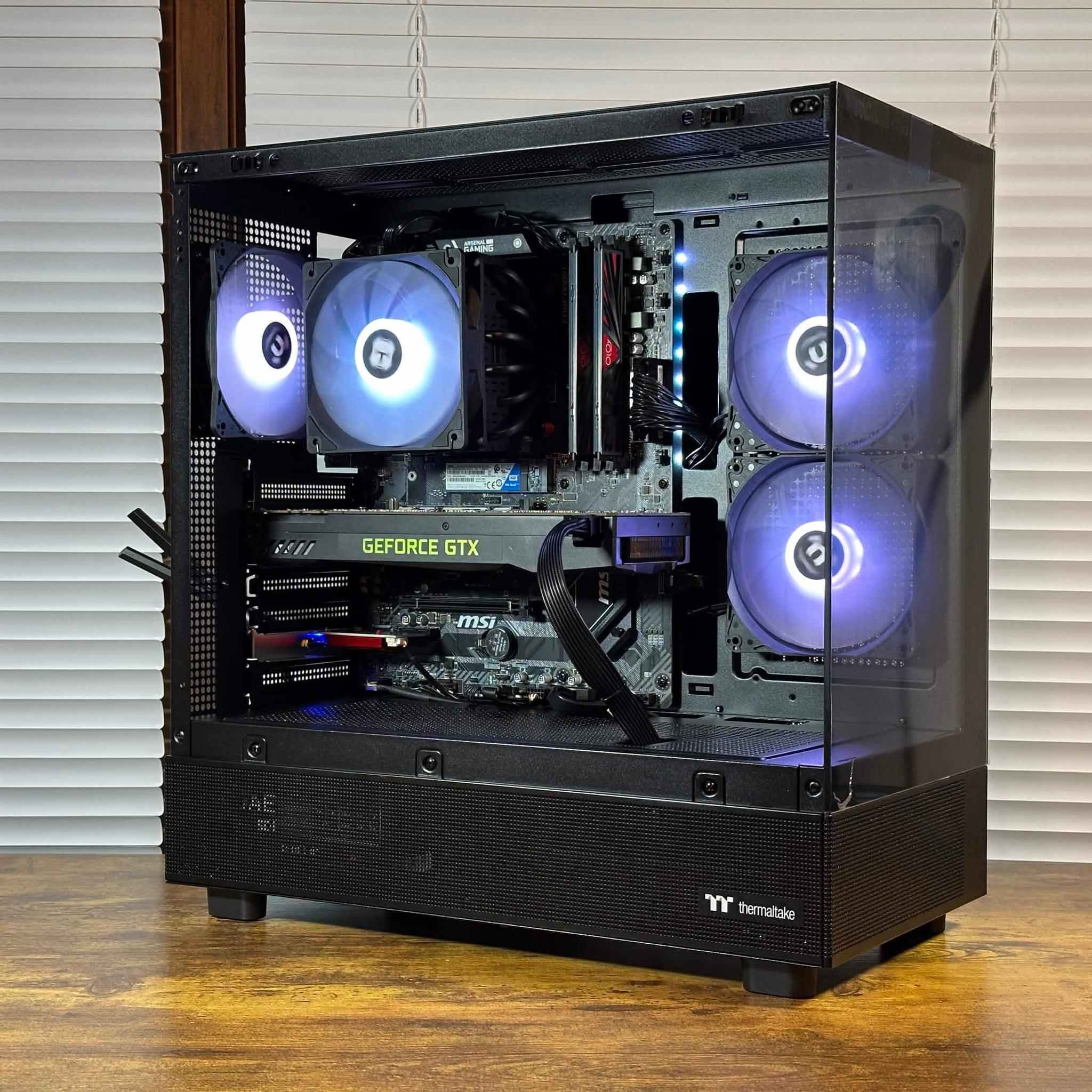 GTX 1080 8GB | Ryzen 5 5500 | 16GB DDR4 | 1.5TB Storage | Win11 | WIFI | 1080P Gaming PC