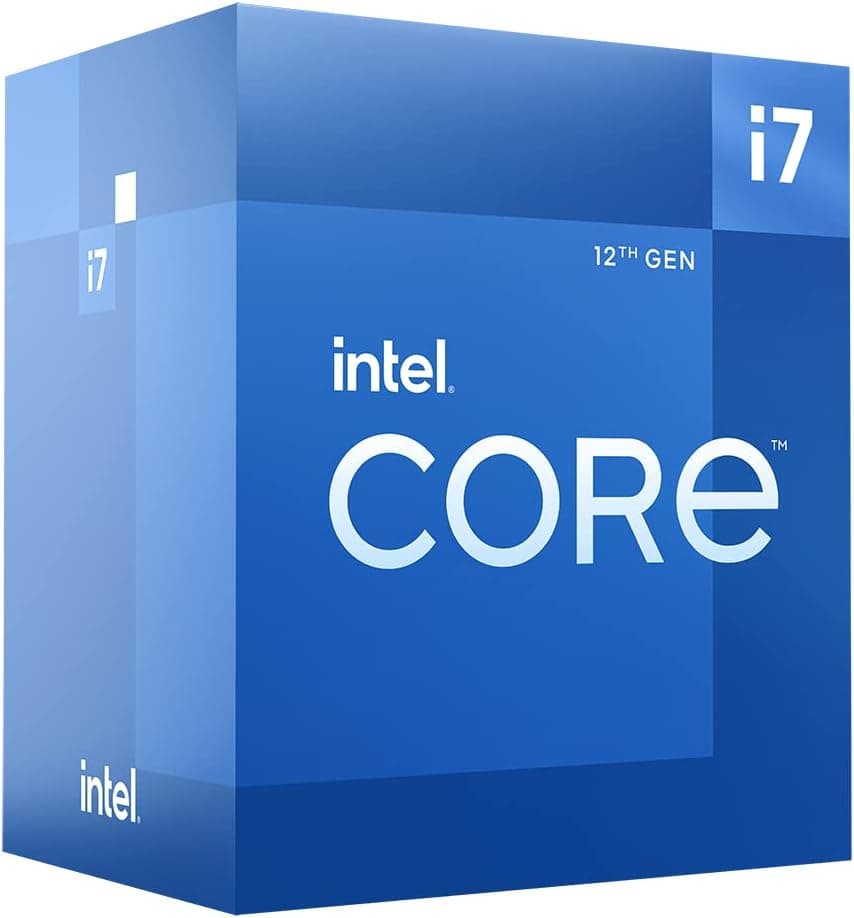 Used: Retail Boxed Intel I7-12700 Including Unused Retail Cooler
